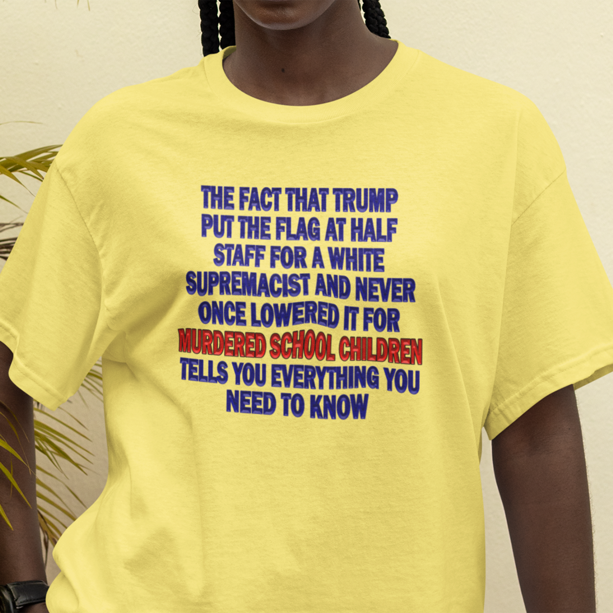 THE FACT T-SHIRT/YELLOW