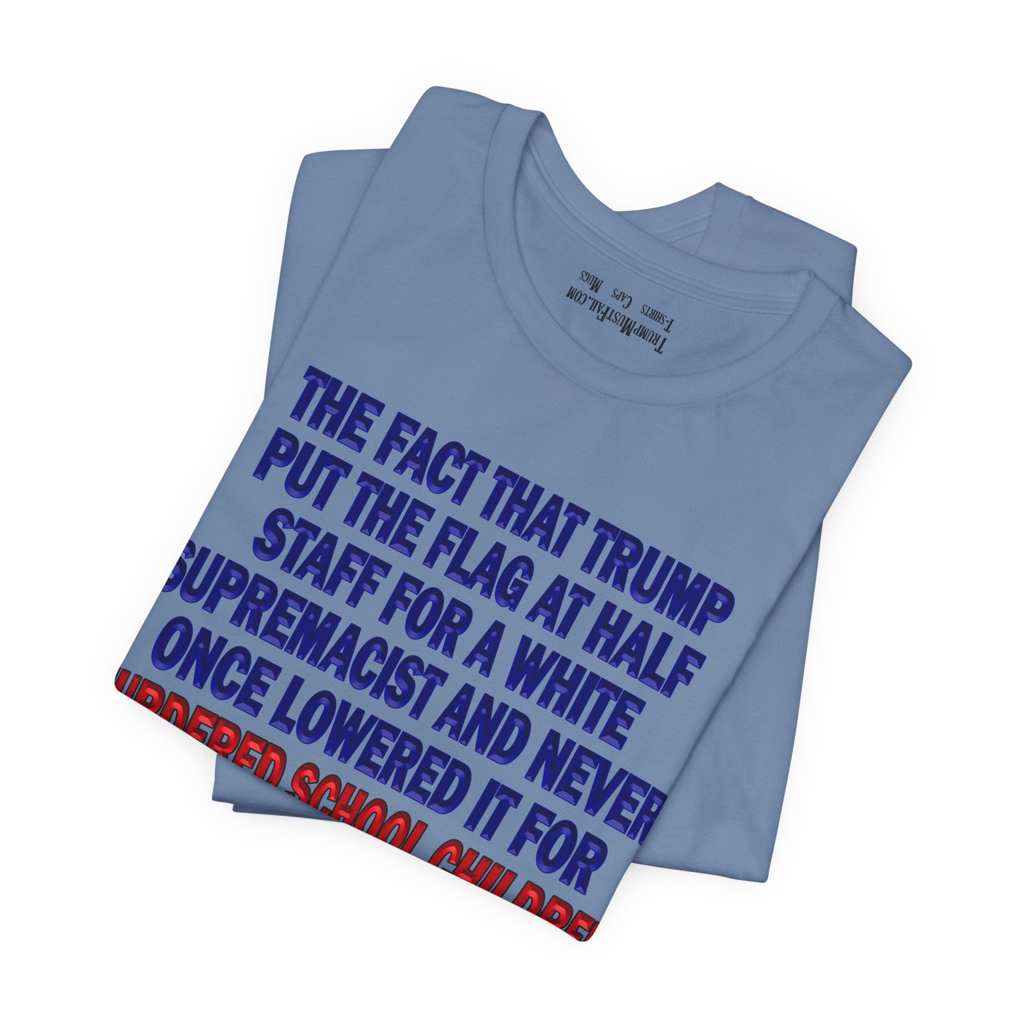 THE FACT T-SHIRT/STEEL BLUE