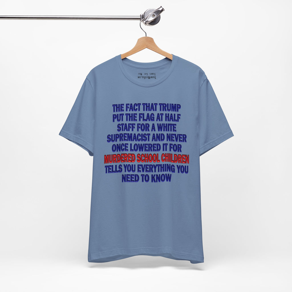 THE FACT T-SHIRT/STEEL BLUE