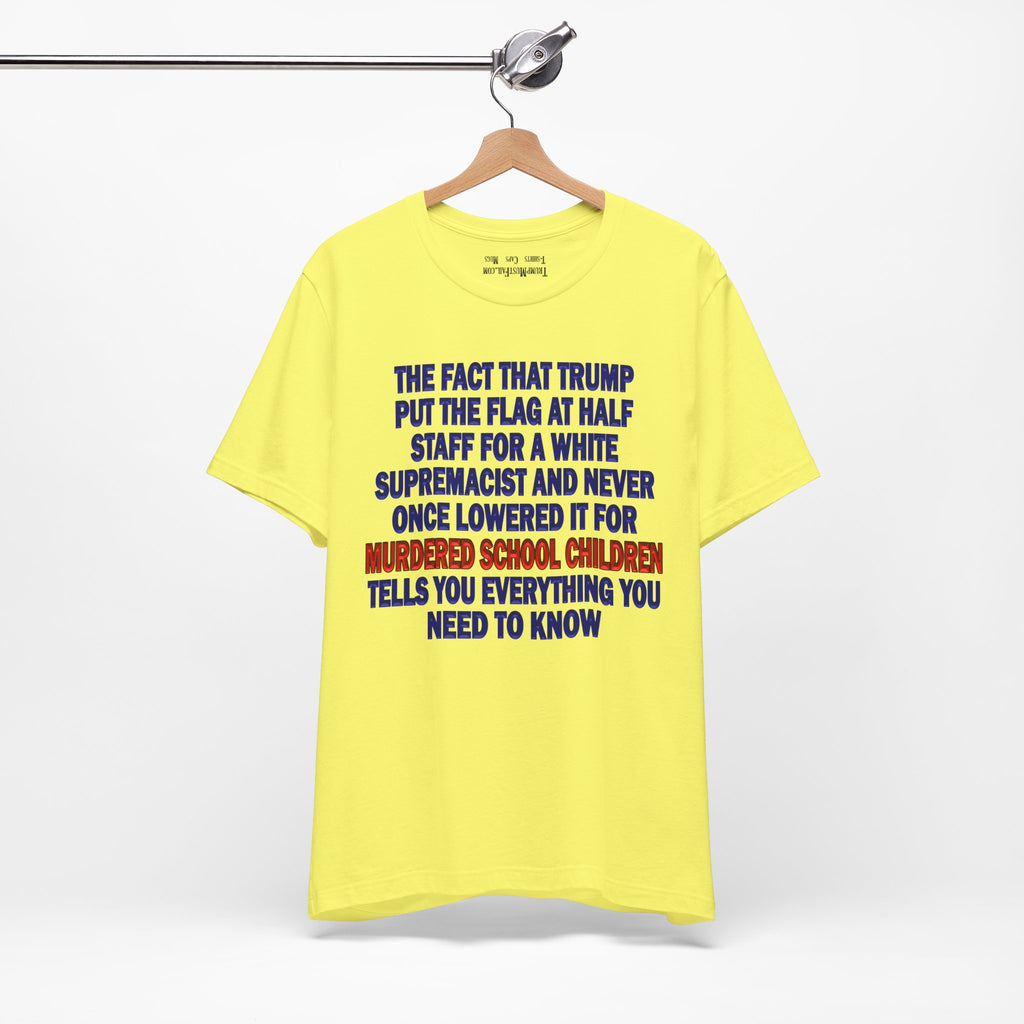 THE FACT T-SHIRT/YELLOW