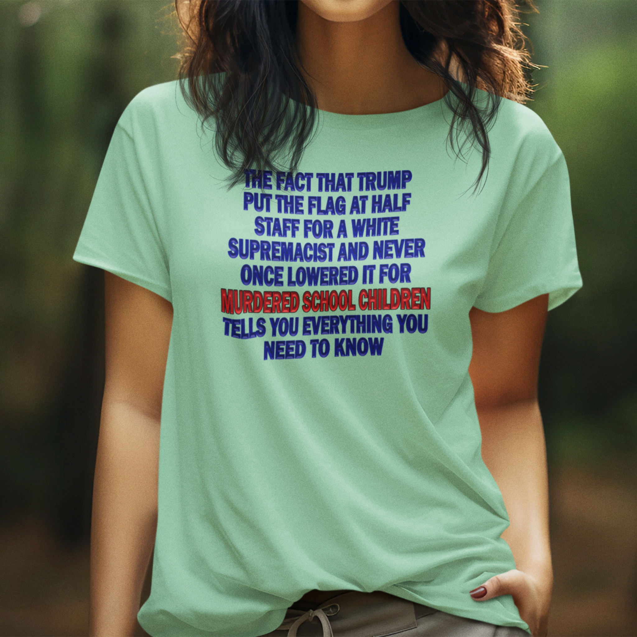 THE FACT T-SHIRT/HEATHER MINT