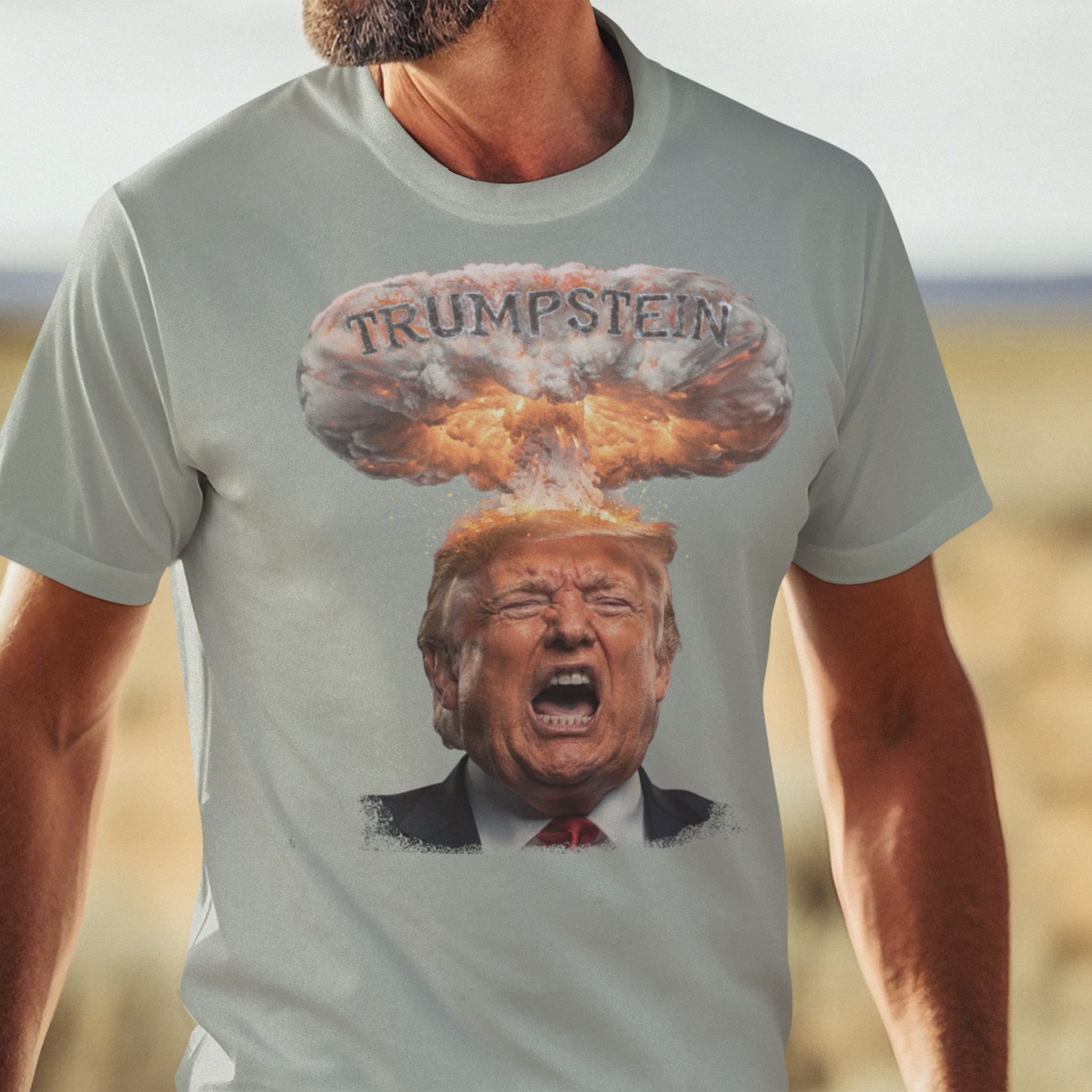 TRUMPSTEIN T-SHIRT/ATHLETIC HEATHER