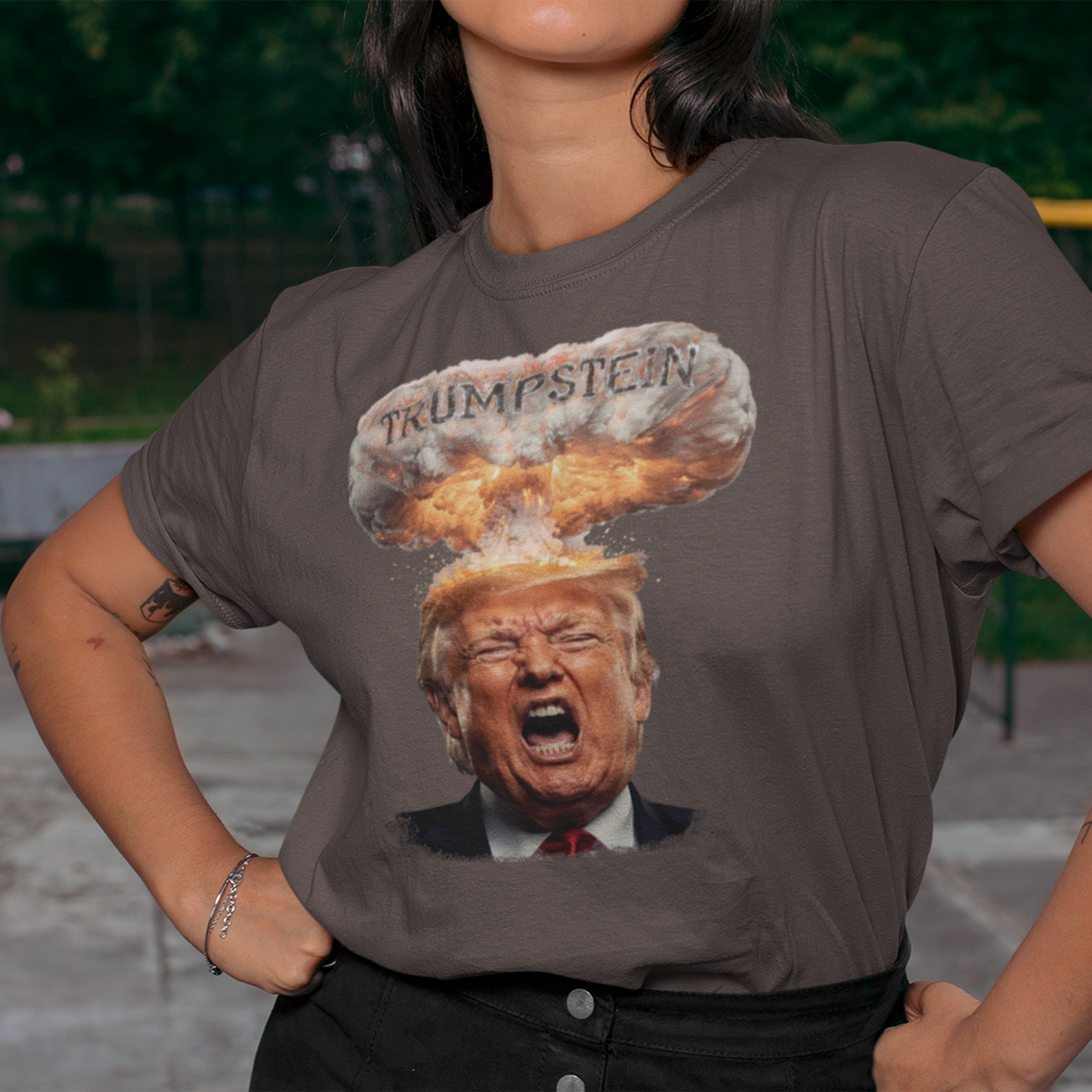 TRUMPSTEIN T-SHIRT/BROWN
