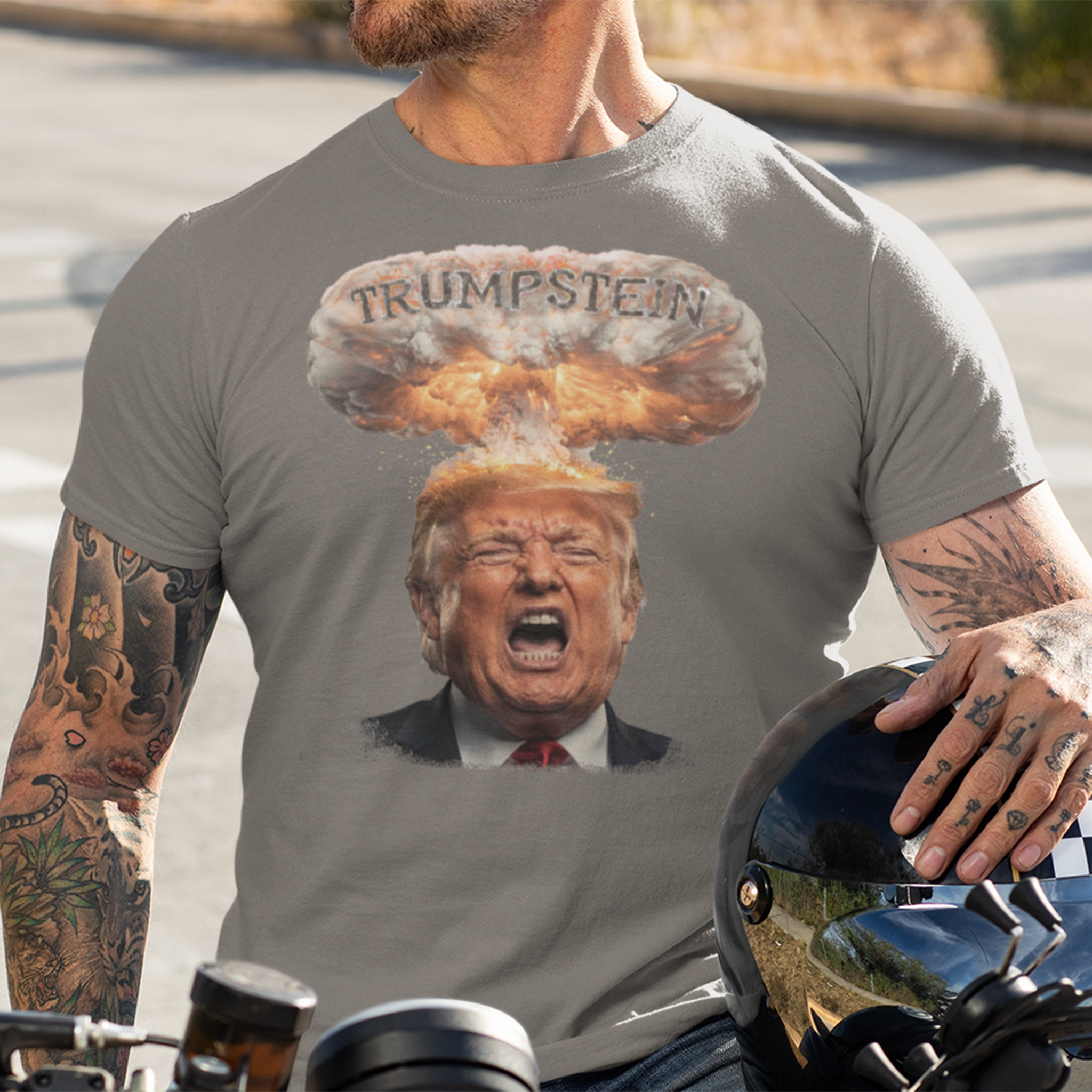 TRUMPSTEIN T-SHIRT/DEEP HEATHER