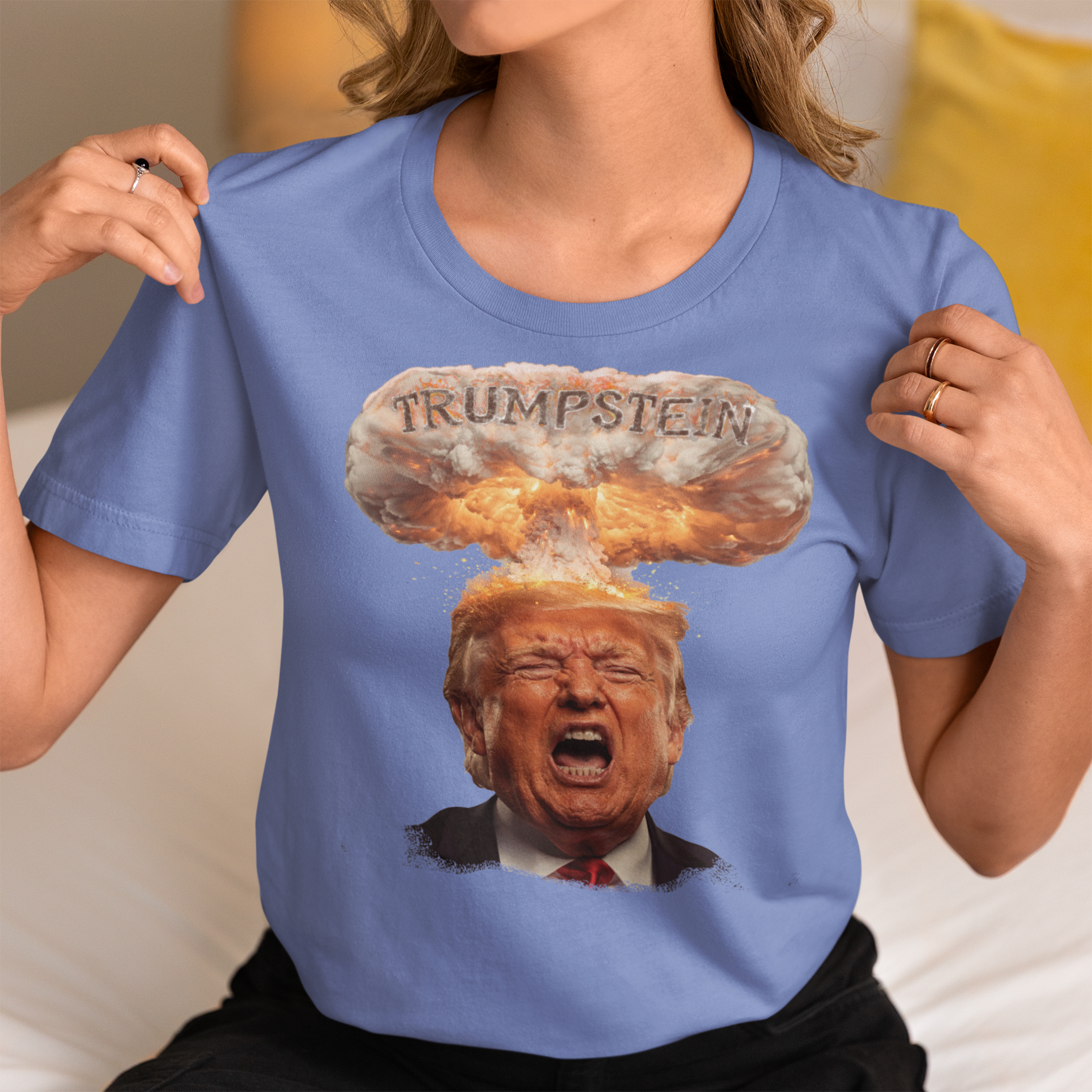 TRUMPSTEIN T-SHIRT/HEATHER COLUMBIA BLUE