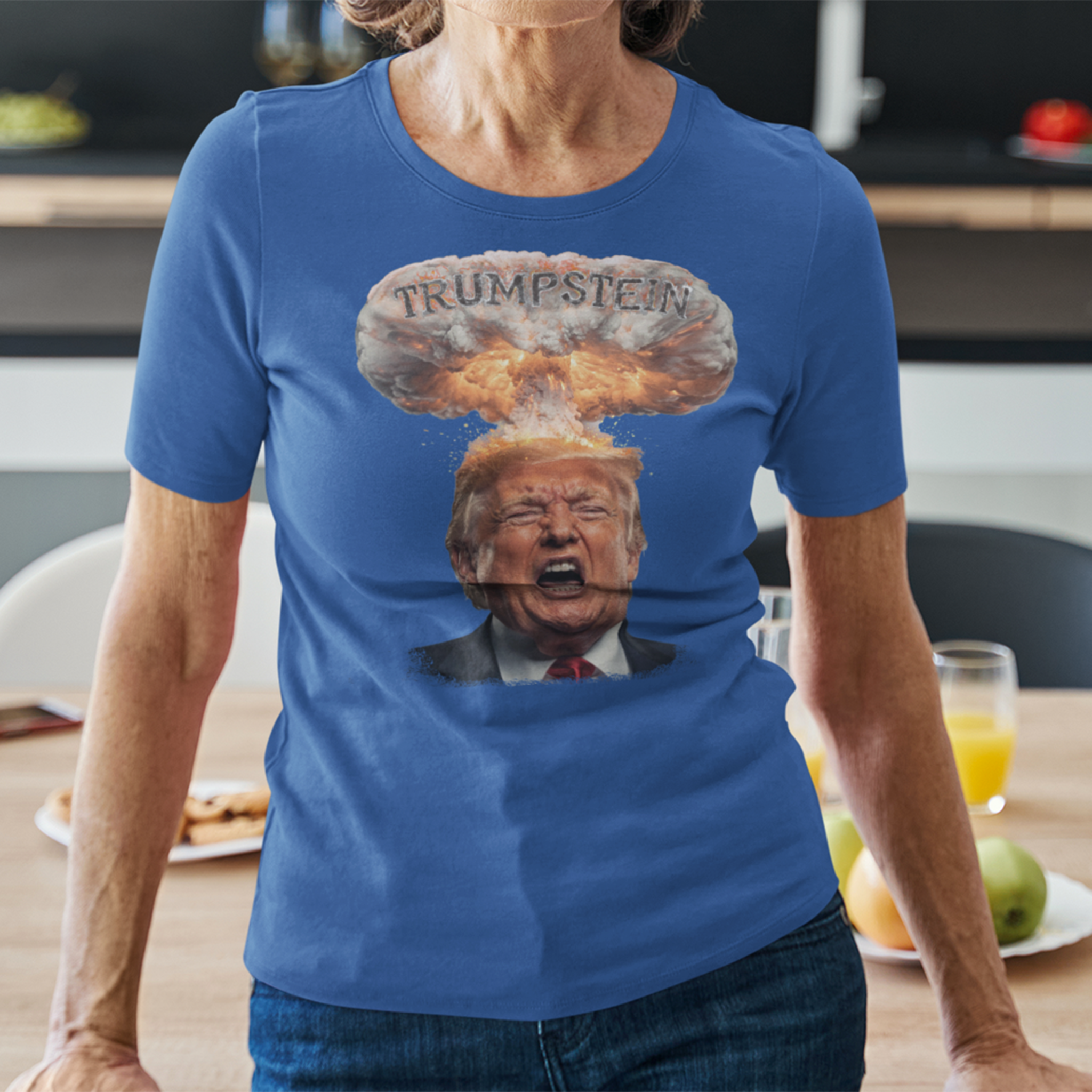 TRUMPSTEIN T-SHIRT/HEATHER TRUE ROYAL