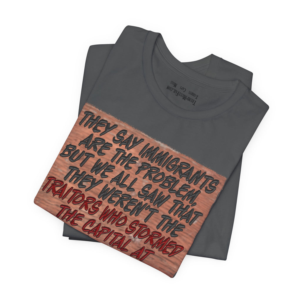 TRUMPS DIRECTION T-SHIRT/ASPHALT