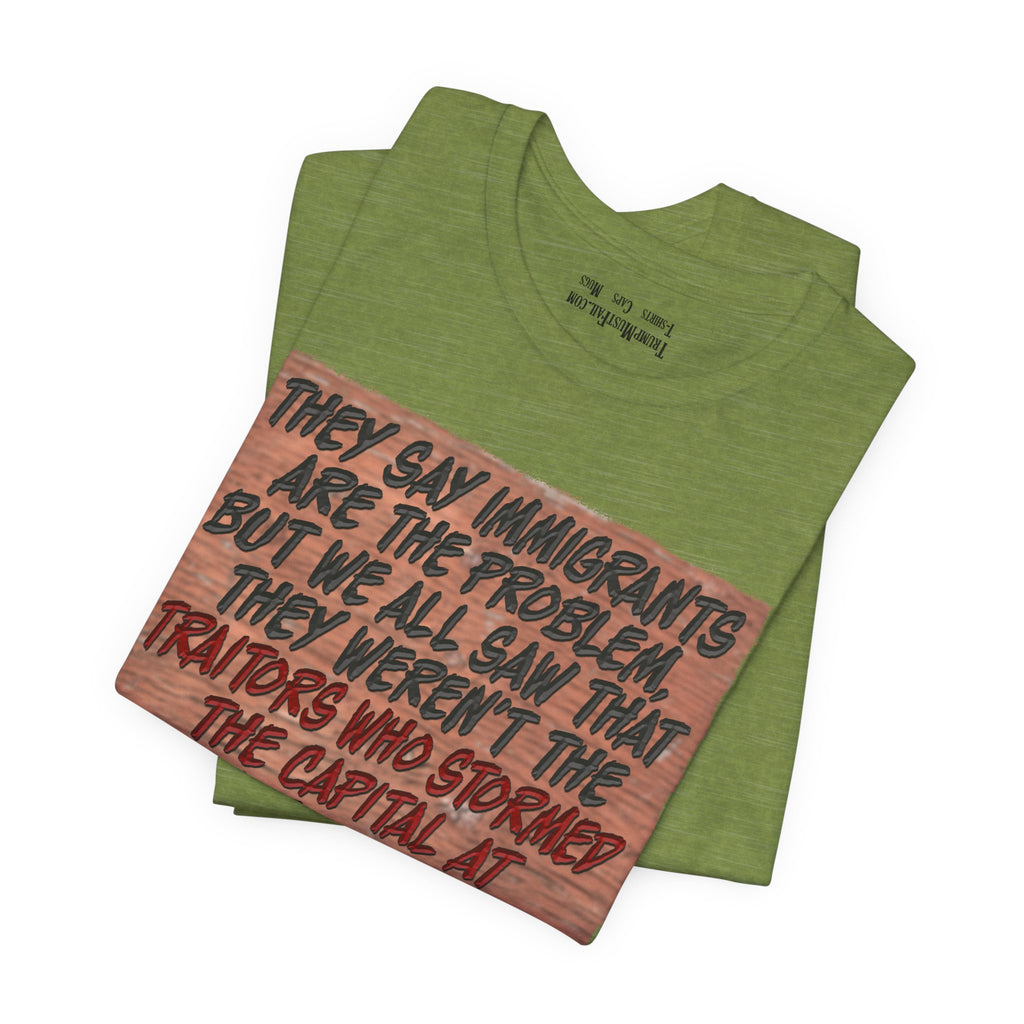 TRUMPS DIRECTION T-SHIRT/HEATHER GREEN