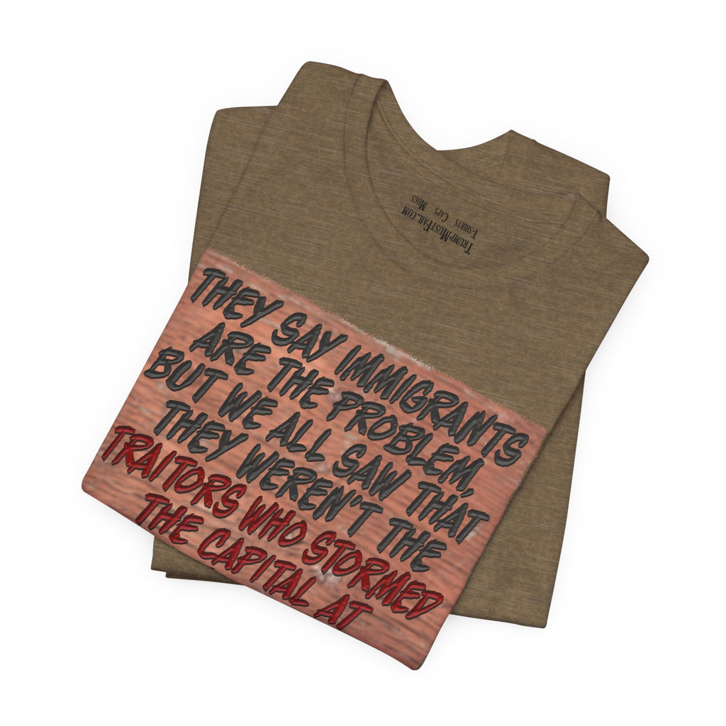 TRUMPS DIRECTION T-SHIRT/HEATHER OLIVE