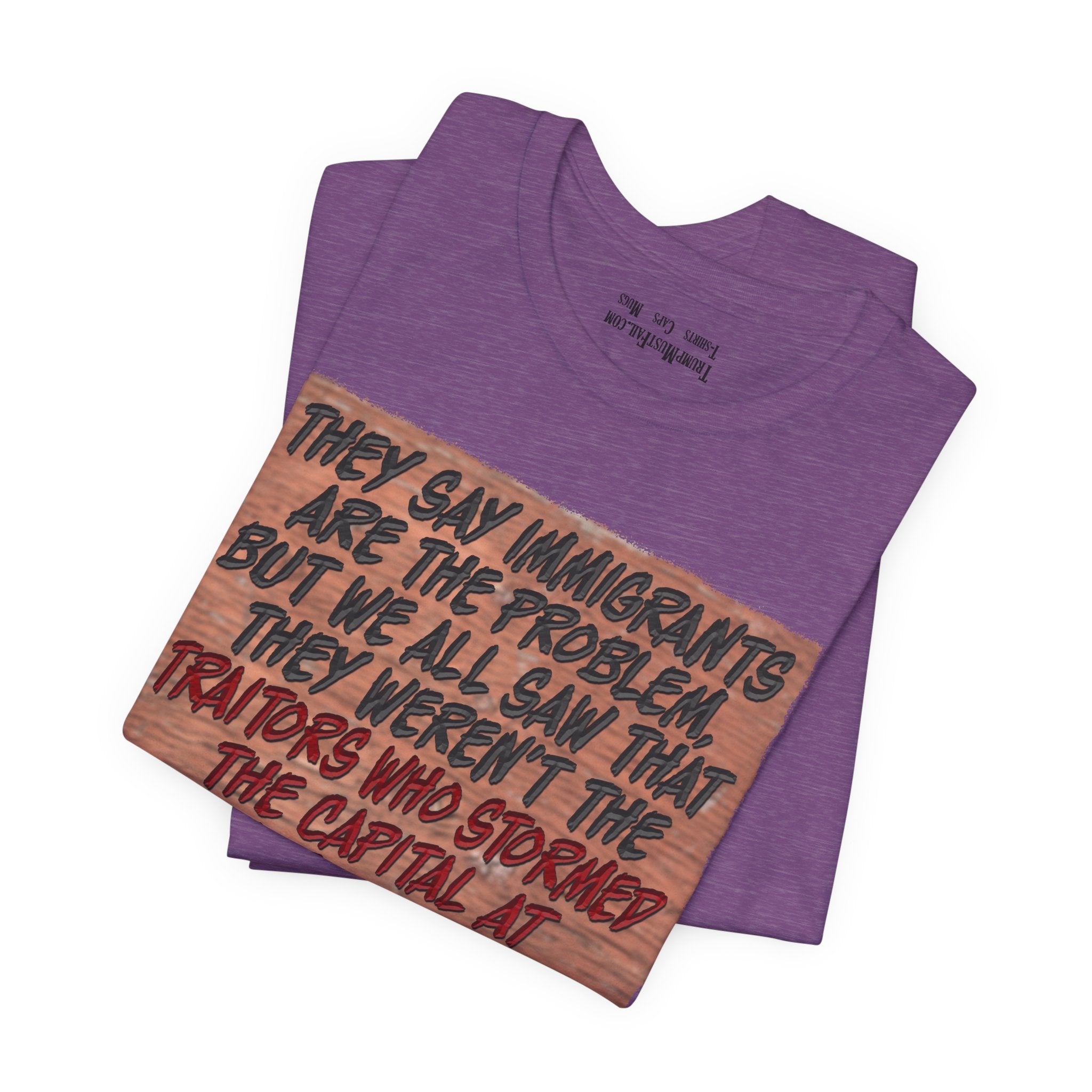 TRUMPS DIRECTION T-SHIRT/HEATHER TEAM PURPLE