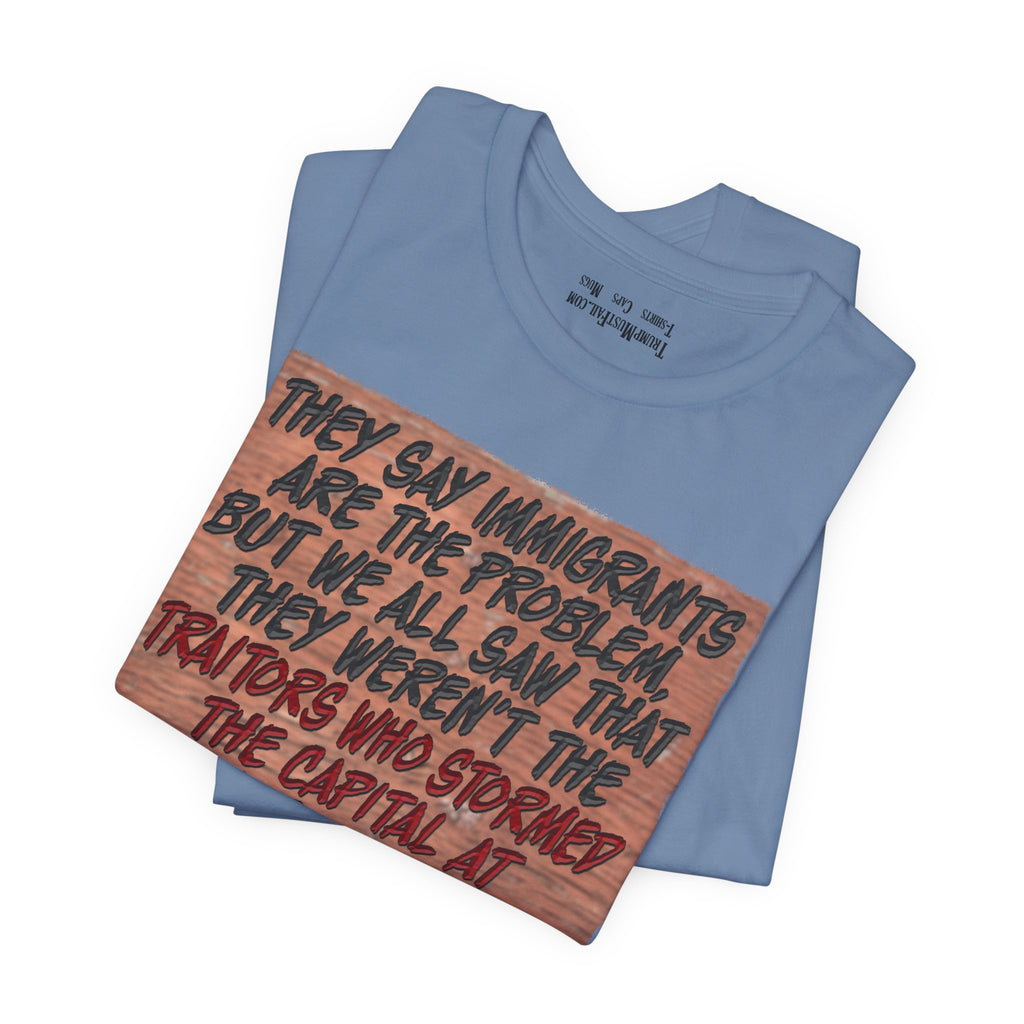 TRUMPS DIRECTION T-SHIRT/STEEL BLUE