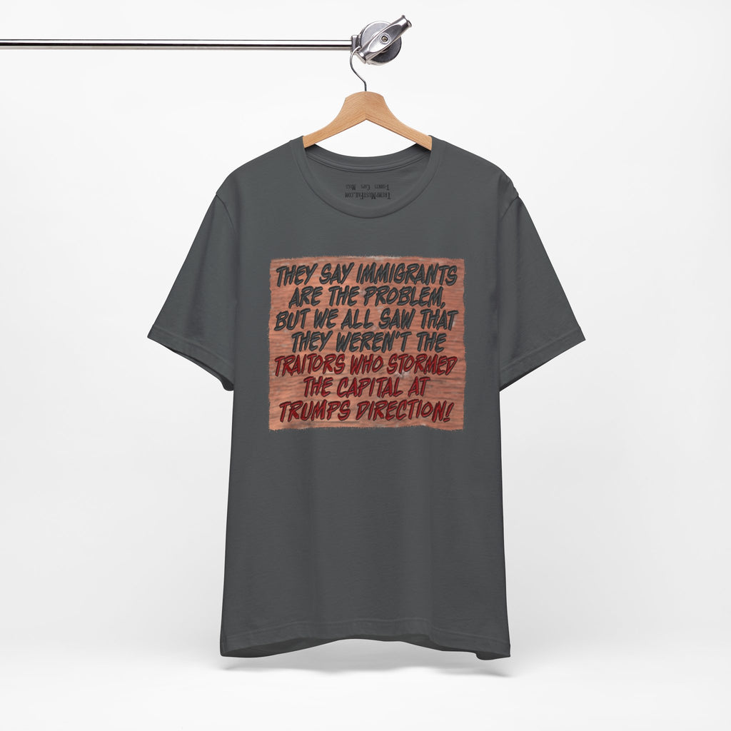 TRUMPS DIRECTION T-SHIRT/ASPHALT