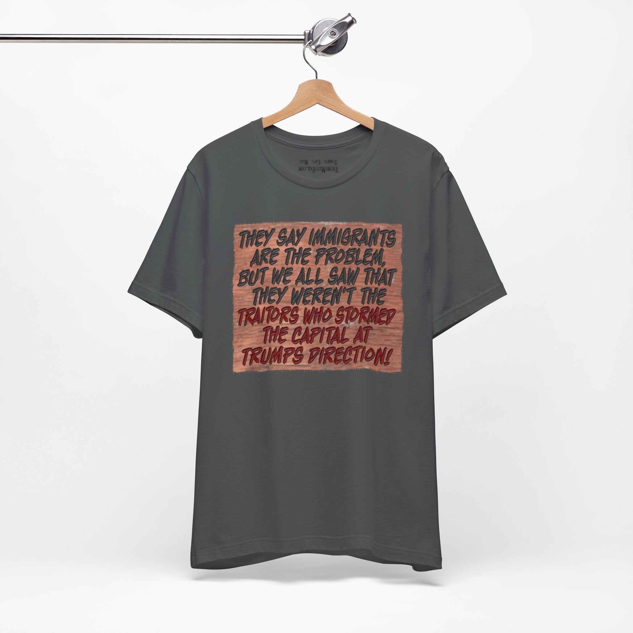 TRUMPS DIRECTION T-SHIRT/ASPHALT