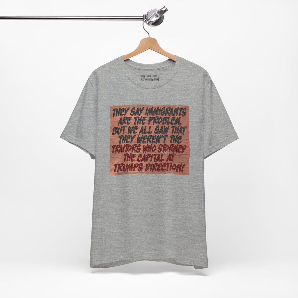 TRUMPS DIRECTION T-SHIRT/ATHLETIC HEATHER