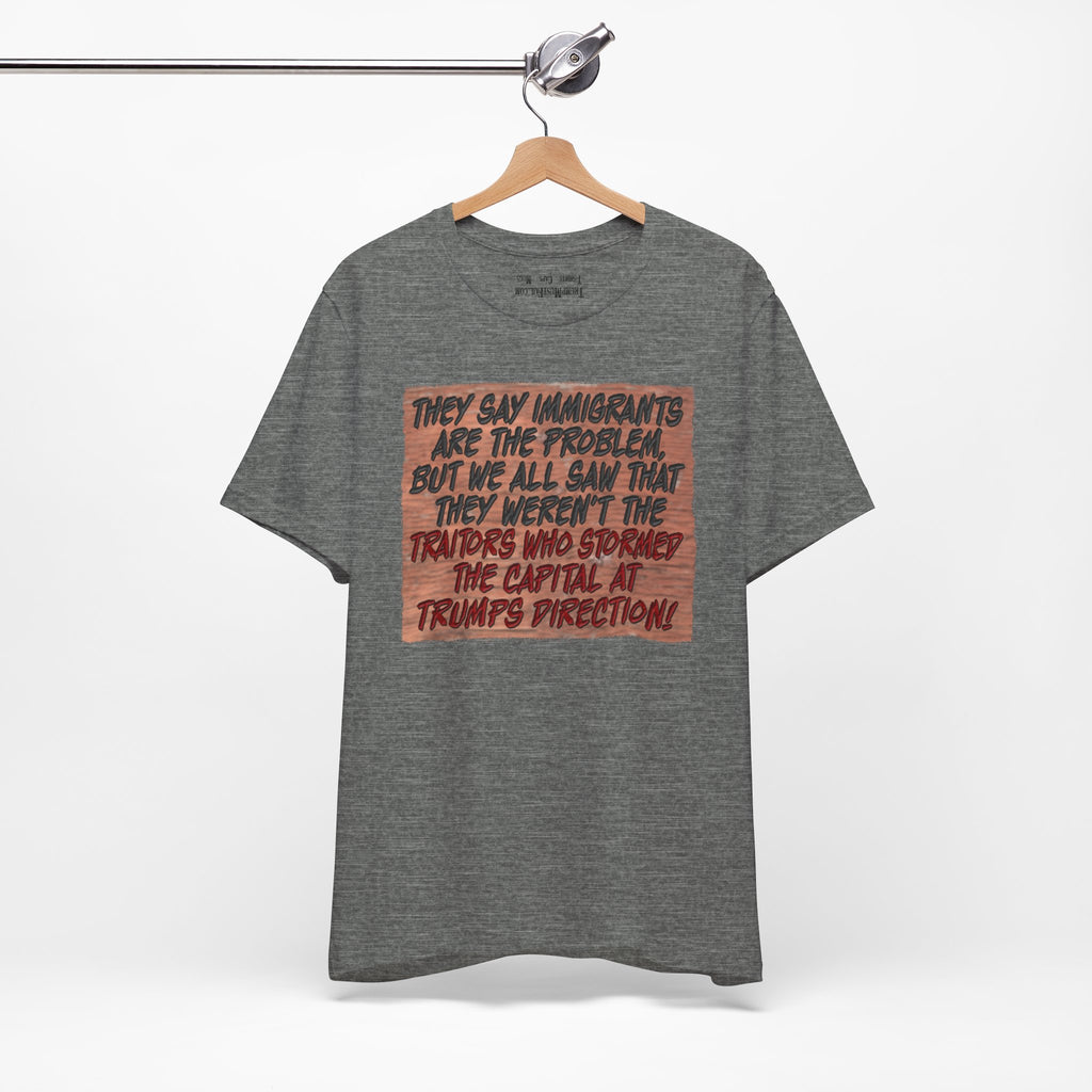 TRUMPS DIRECTION T-SHIRT/DEEP HEATHER