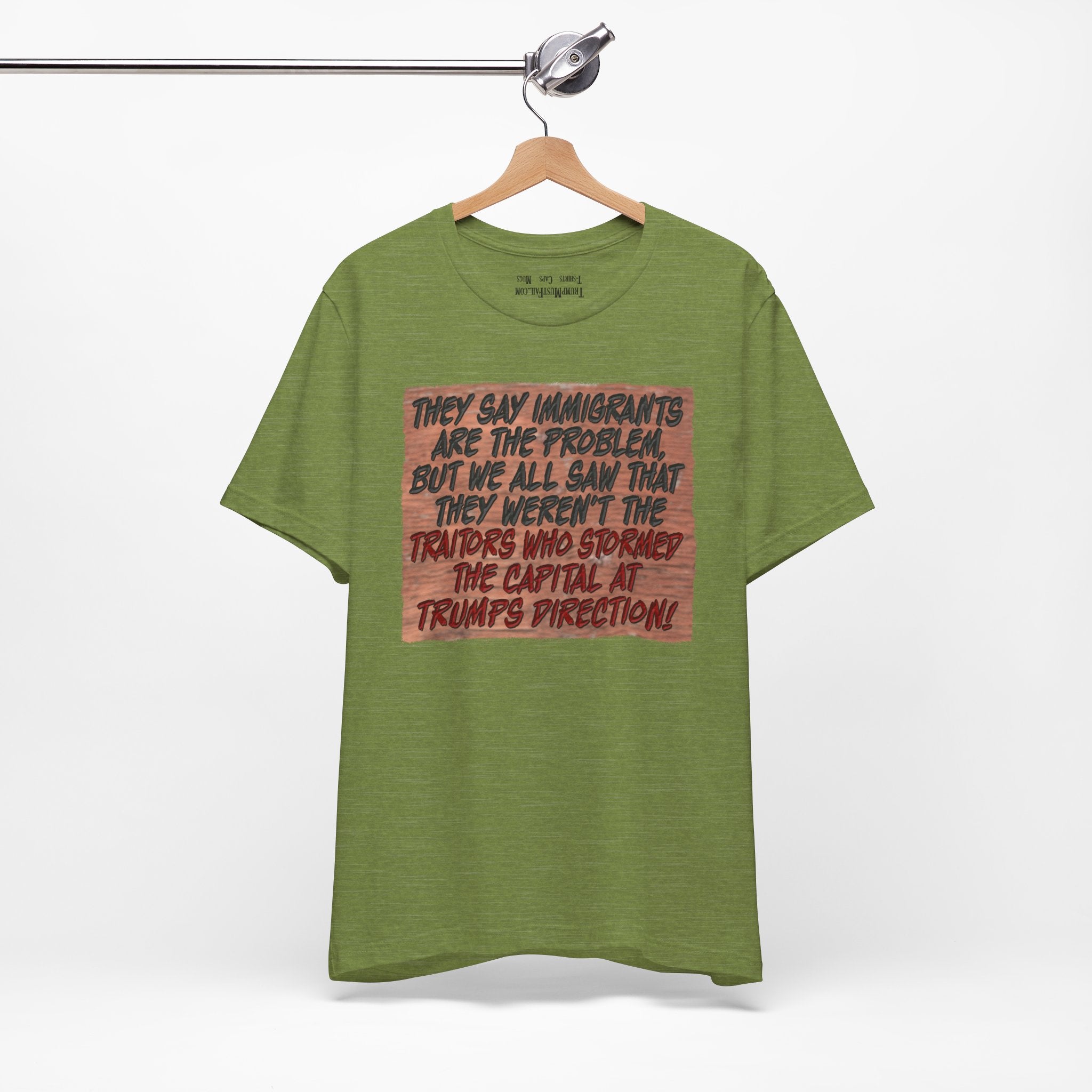 TRUMPS DIRECTION T-SHIRT/HEATHER GREEN