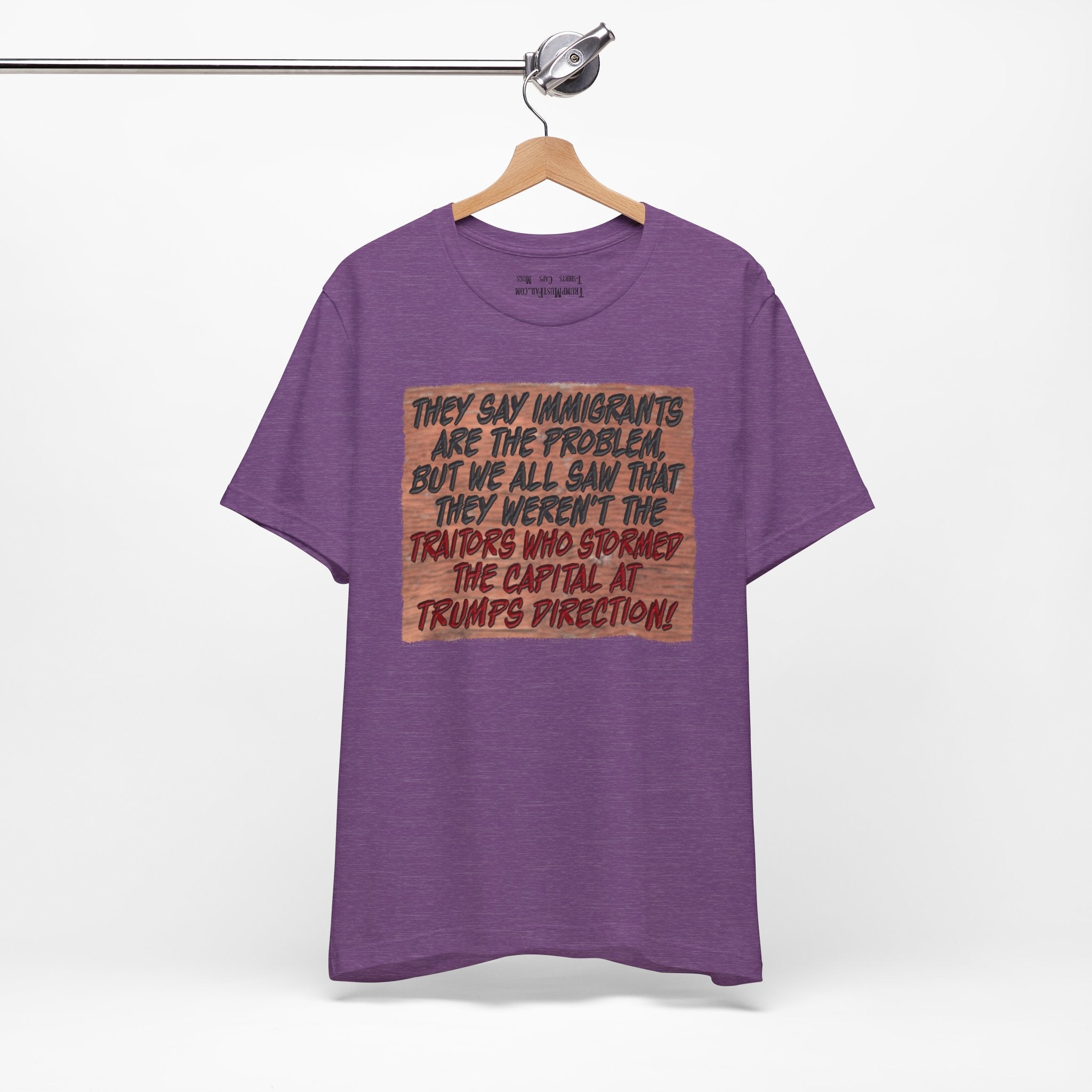 TRUMPS DIRECTION T-SHIRT/HEATHER TEAM PURPLE