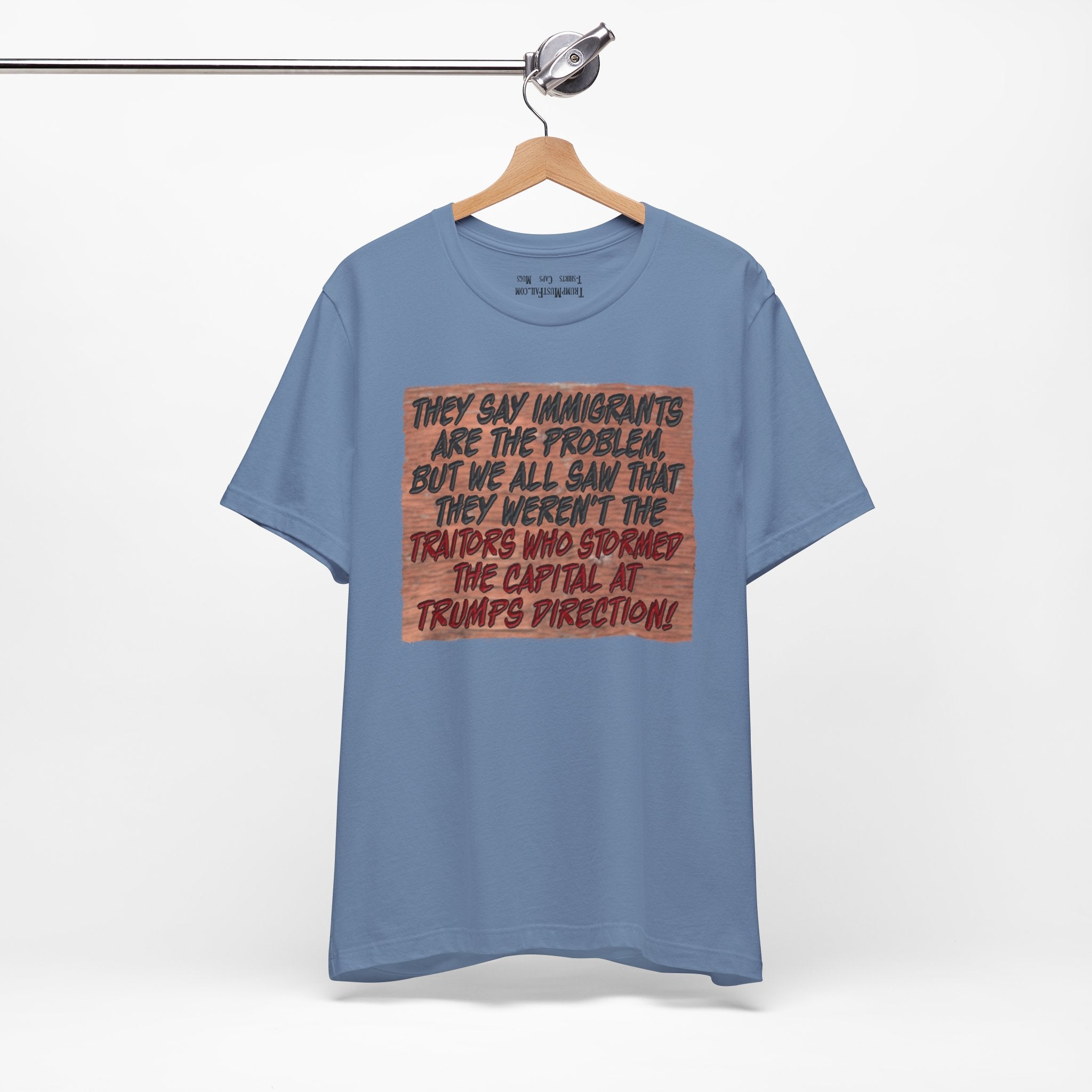 TRUMPS DIRECTION T-SHIRT/STEEL BLUE