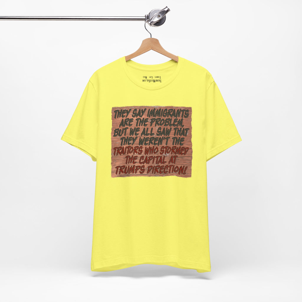 TRUMPS DIRECTION T-SHIRT/YELLOW