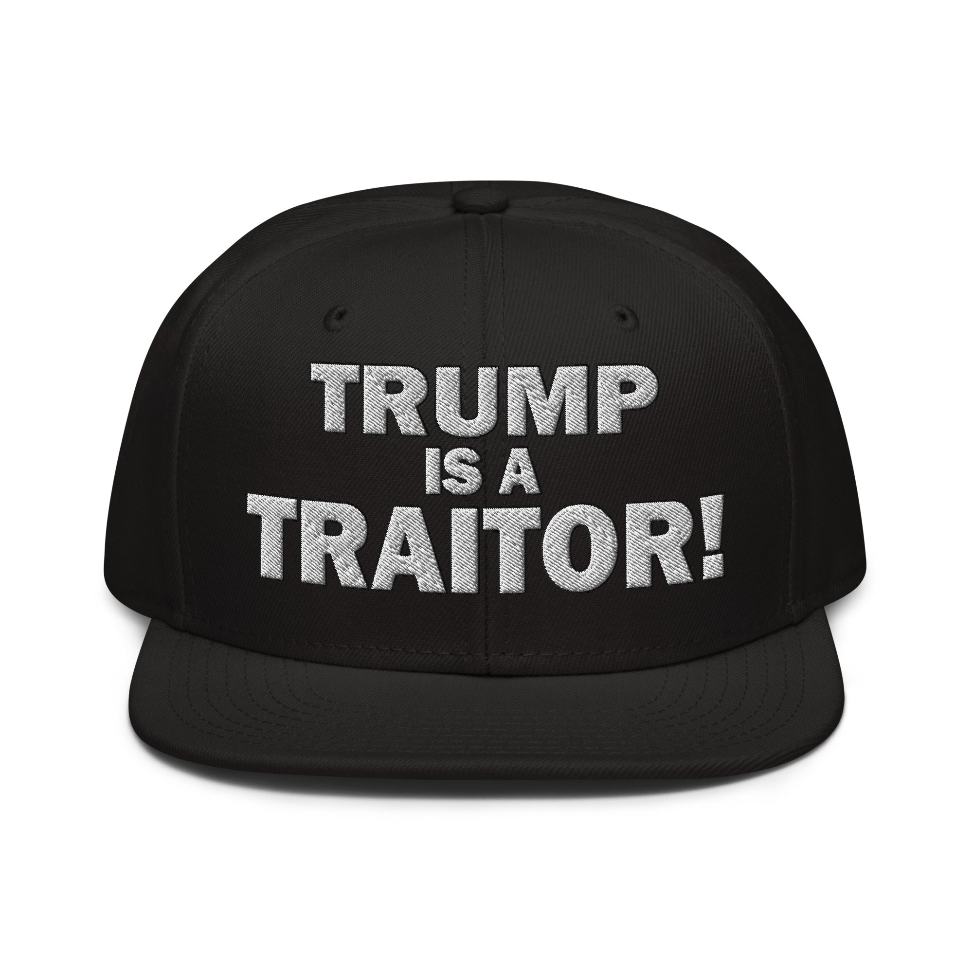 TRUMP IS A TRAITOR SNAPBACK CAP/Black