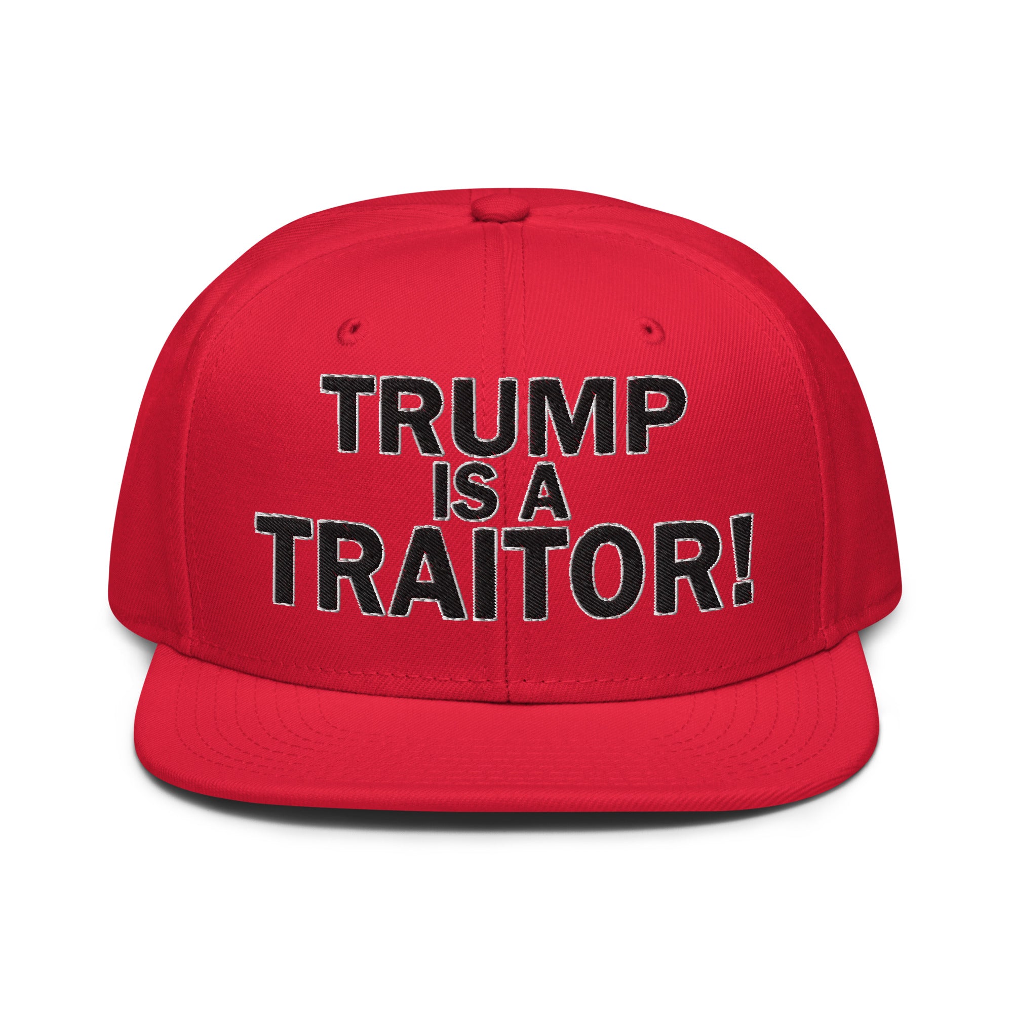 TRUMP IS A TRAITOR SNAPBACK CAP/Red