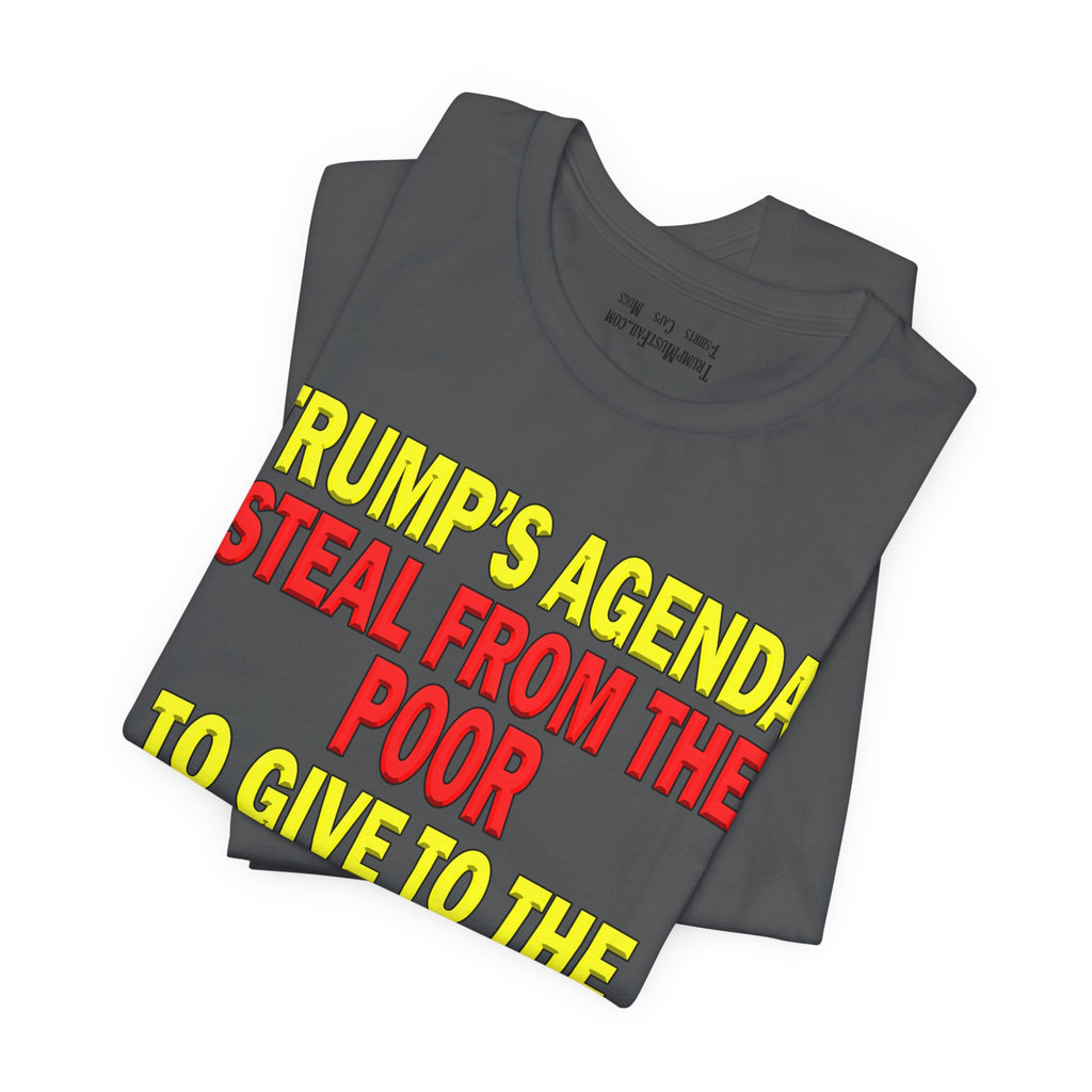 TRUMP'S AGENDA T-SHIRT/ASPHALT