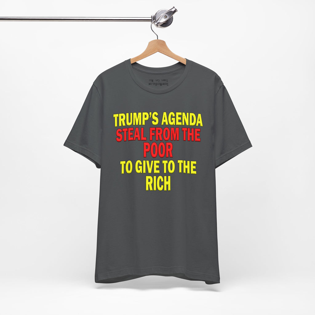 TRUMP'S AGENDA T-SHIRT/ASPHALT
