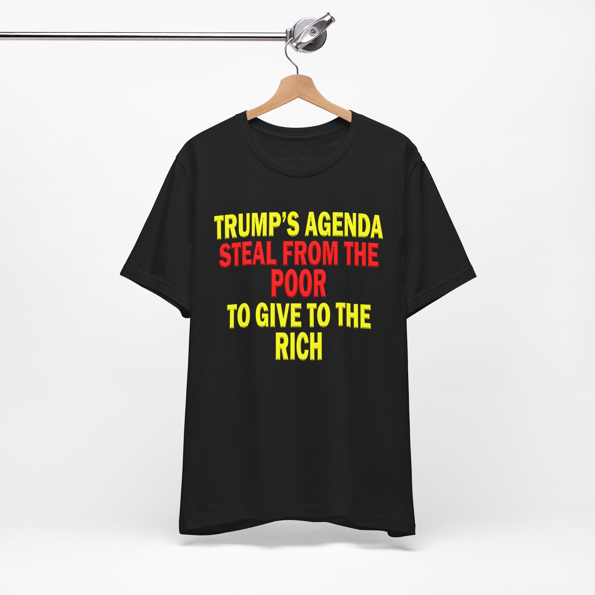 TRUMP'S AGENDA T-SHIRT/BLACK 