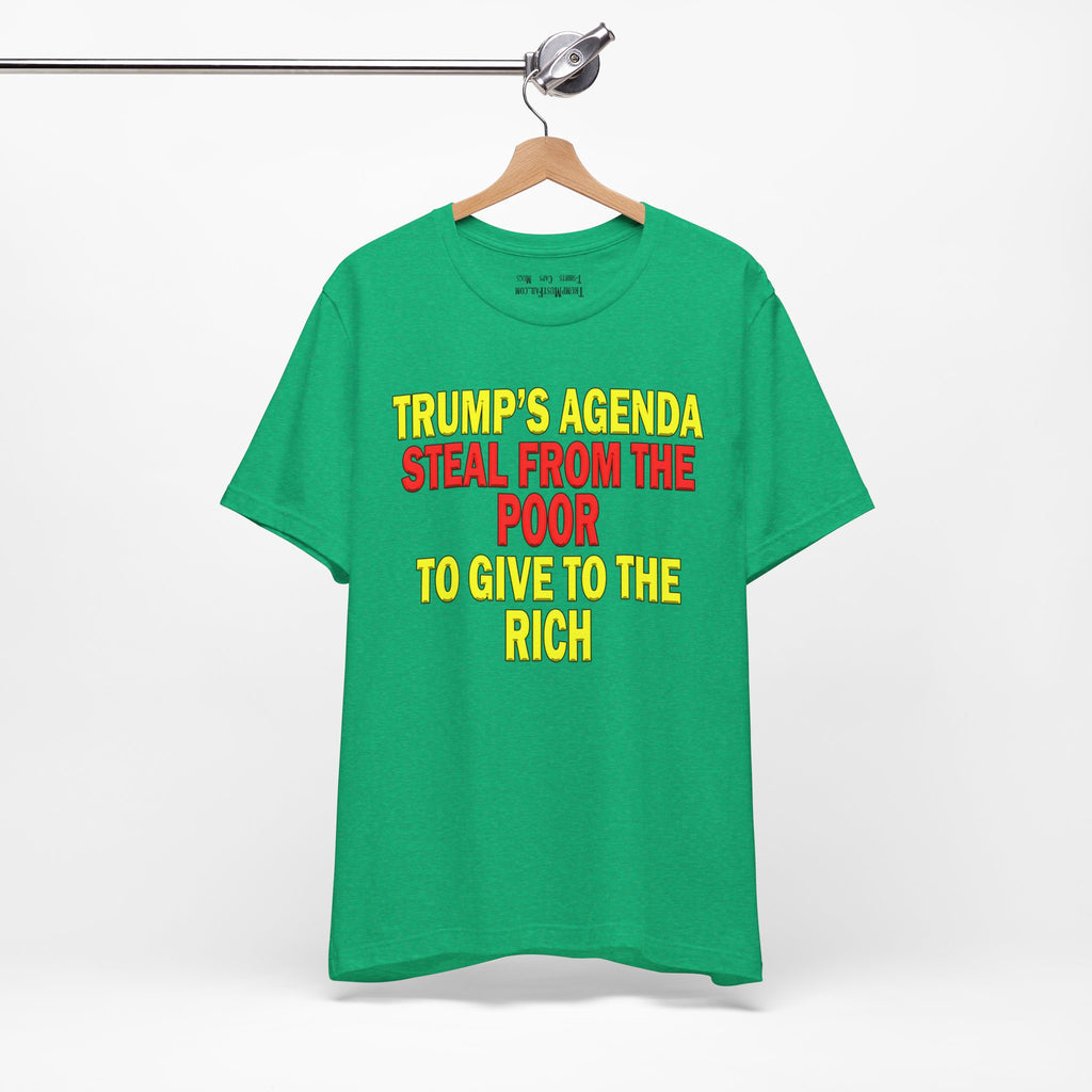 TRUMP'S AGENDA T-SHIRT/HEATHER KELLY