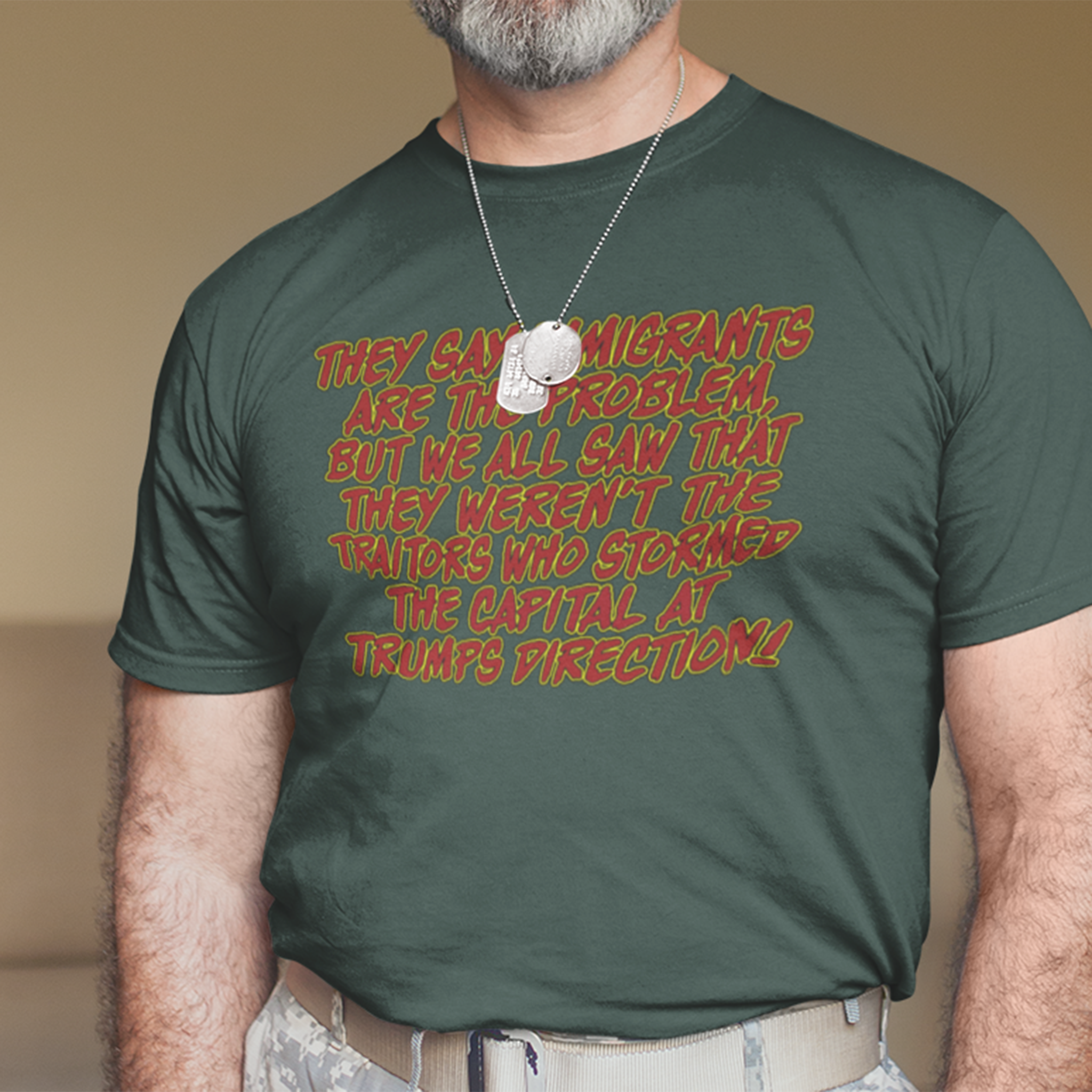 TRUMPS DIRECTION T-SHIRT/FOREST