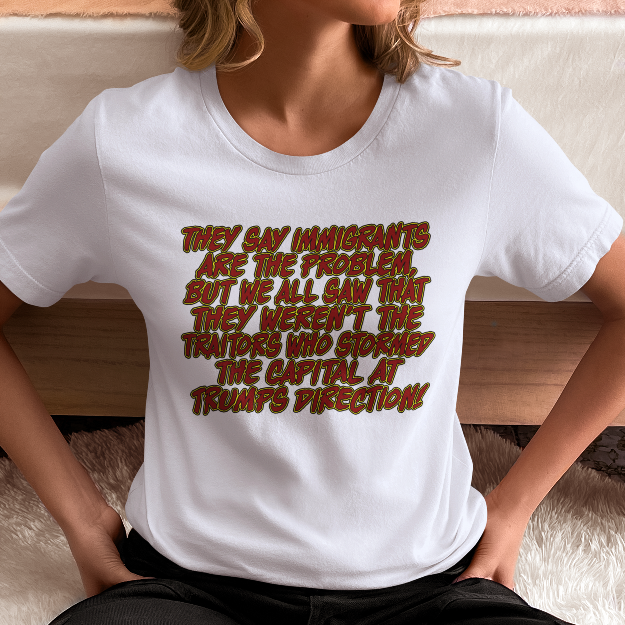 TRUMPS DIRECTION T-SHIRT/ASH