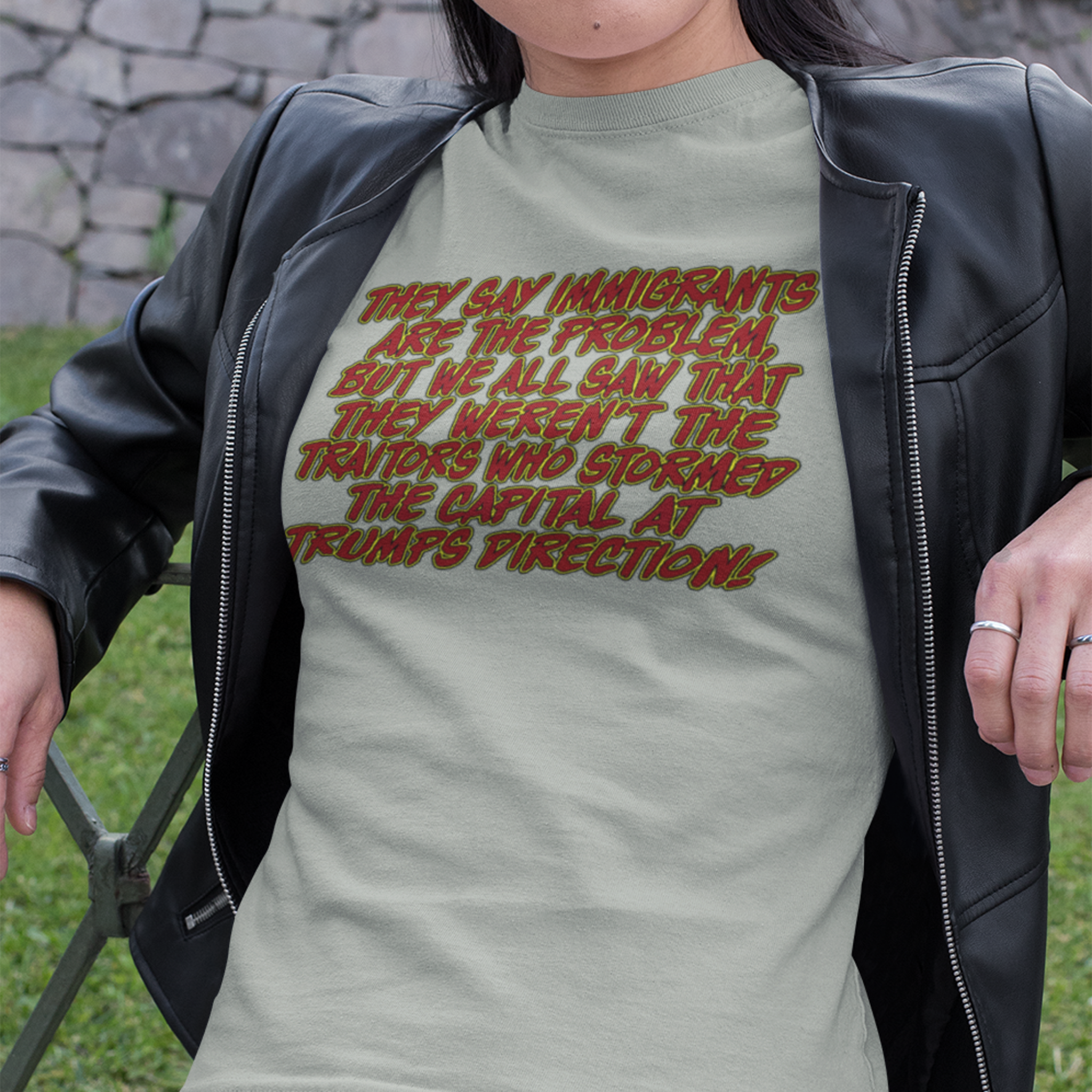 TRUMPS DIRECTION T-SHIRT/ATHLETIC HEATHER