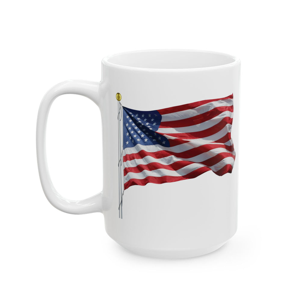 TRUMP WINDMILL CANCER INSTITUTE CERAMIC MUG/WHITE