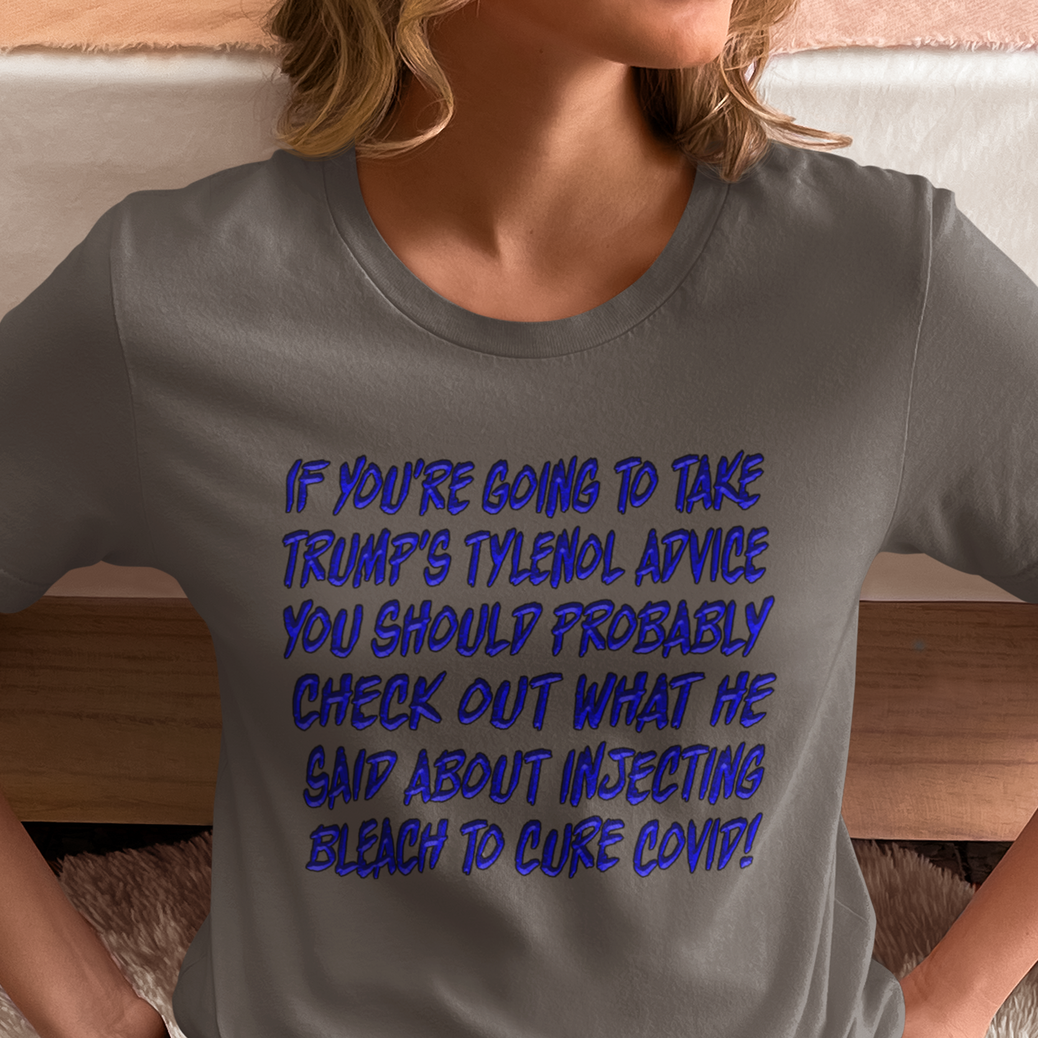 TYLENOL ADVICE T-SHIRT/DEEP HEATHER