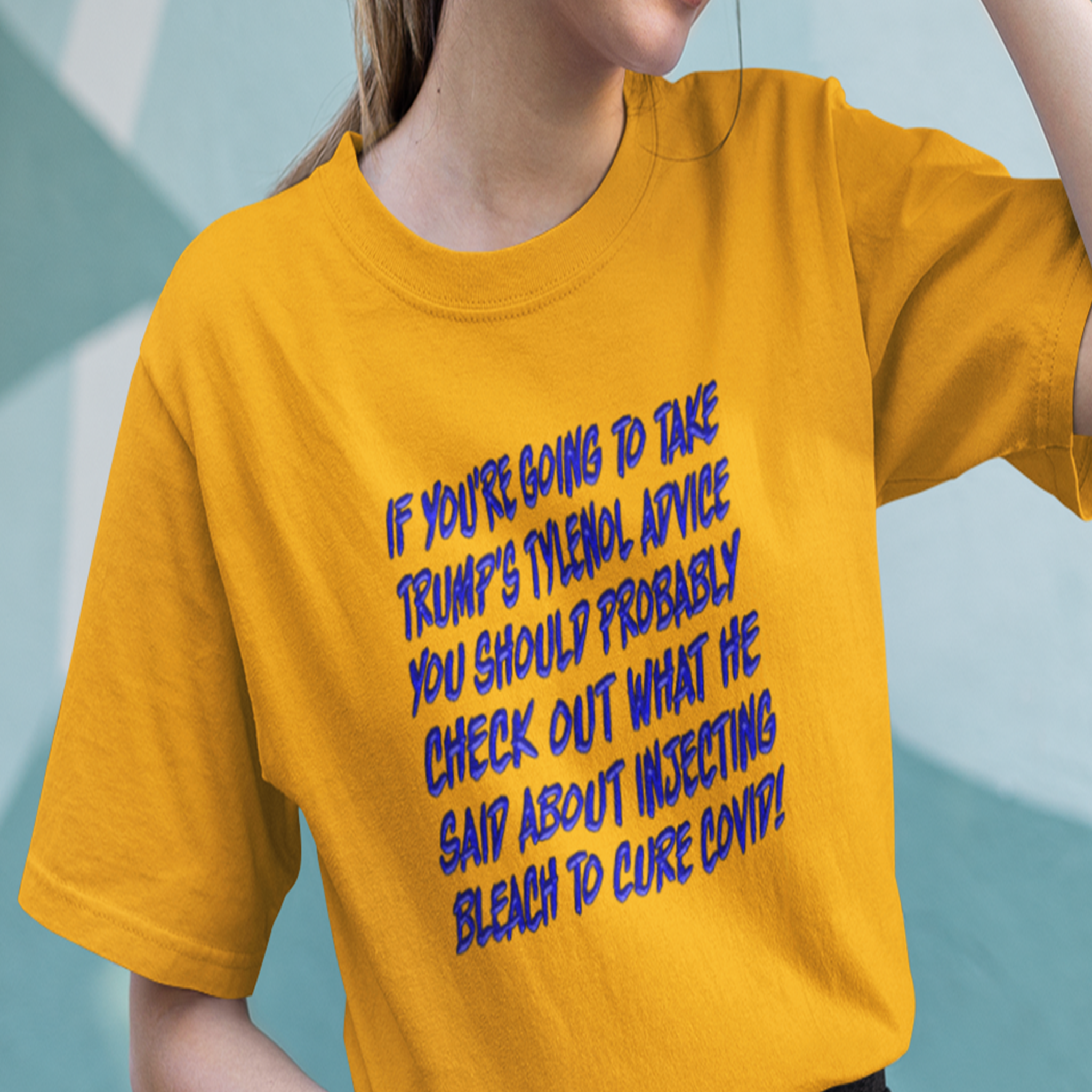 TYLENOL ADVICE T-SHIRT/GOLD