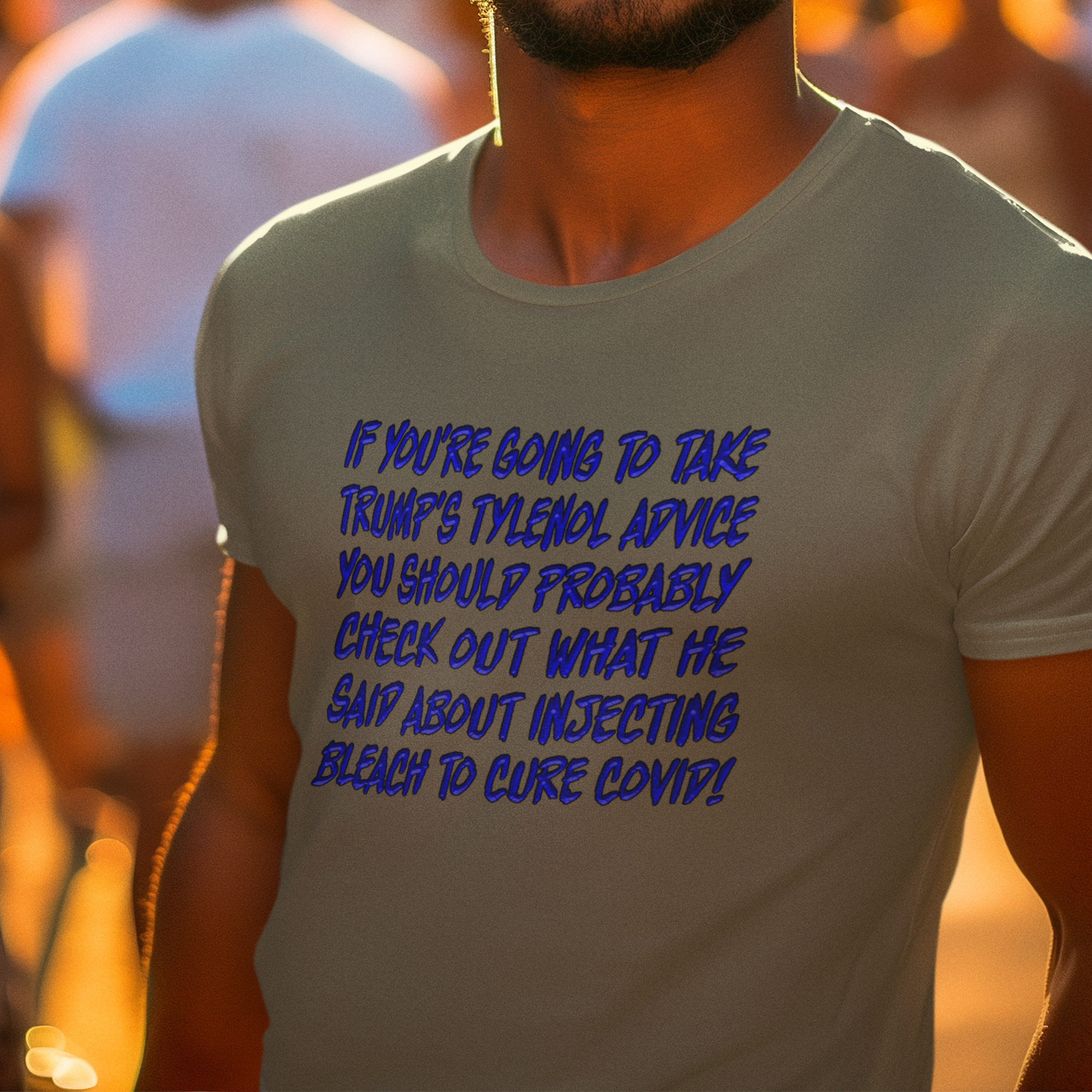TYLENOL ADVICE T-SHIRT/HEATHER OLIVE