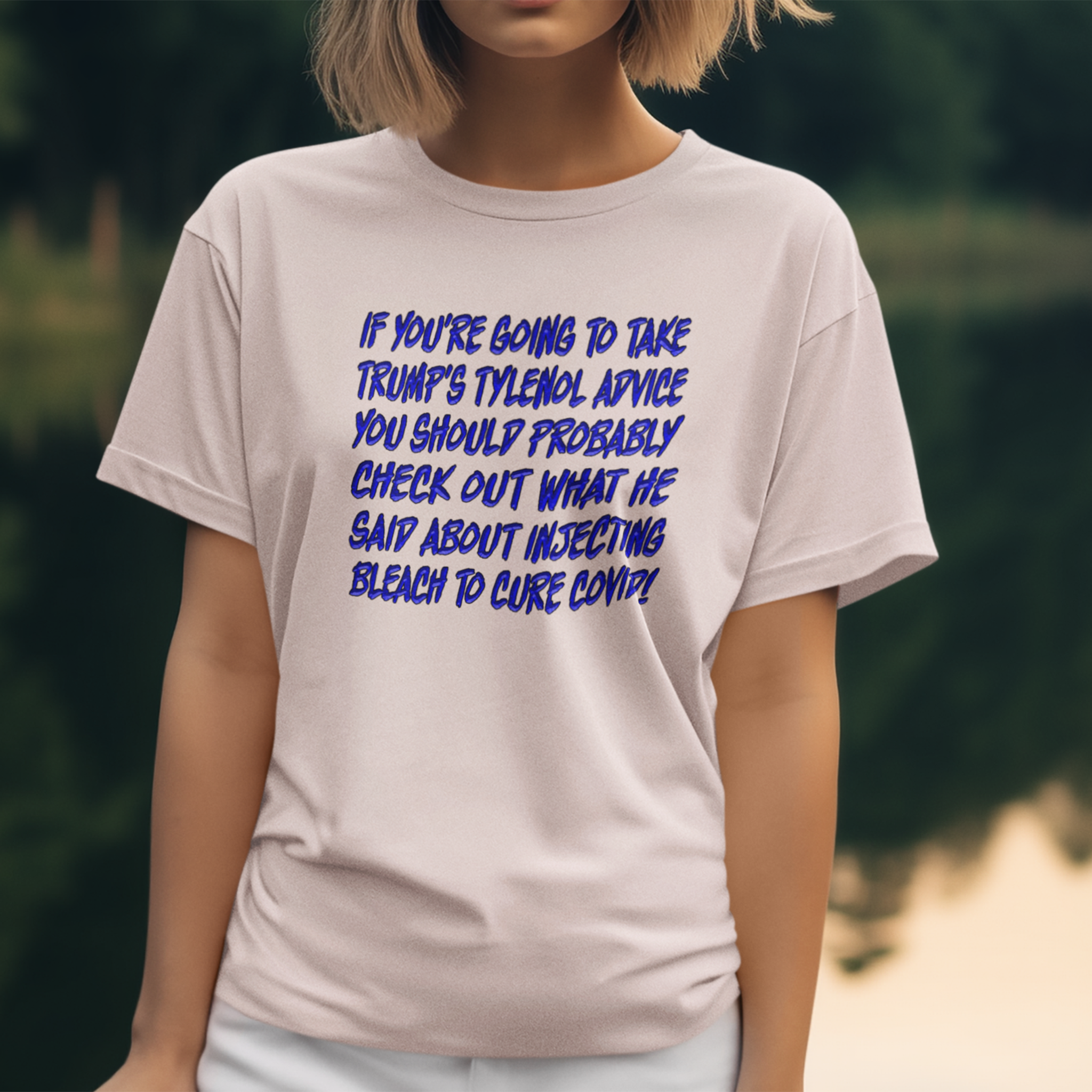 TYLENOL ADVICE T-SHIRT/SOFT PINK