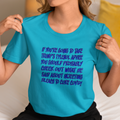 TYLENOL ADVICE T-SHIRT/turquoise