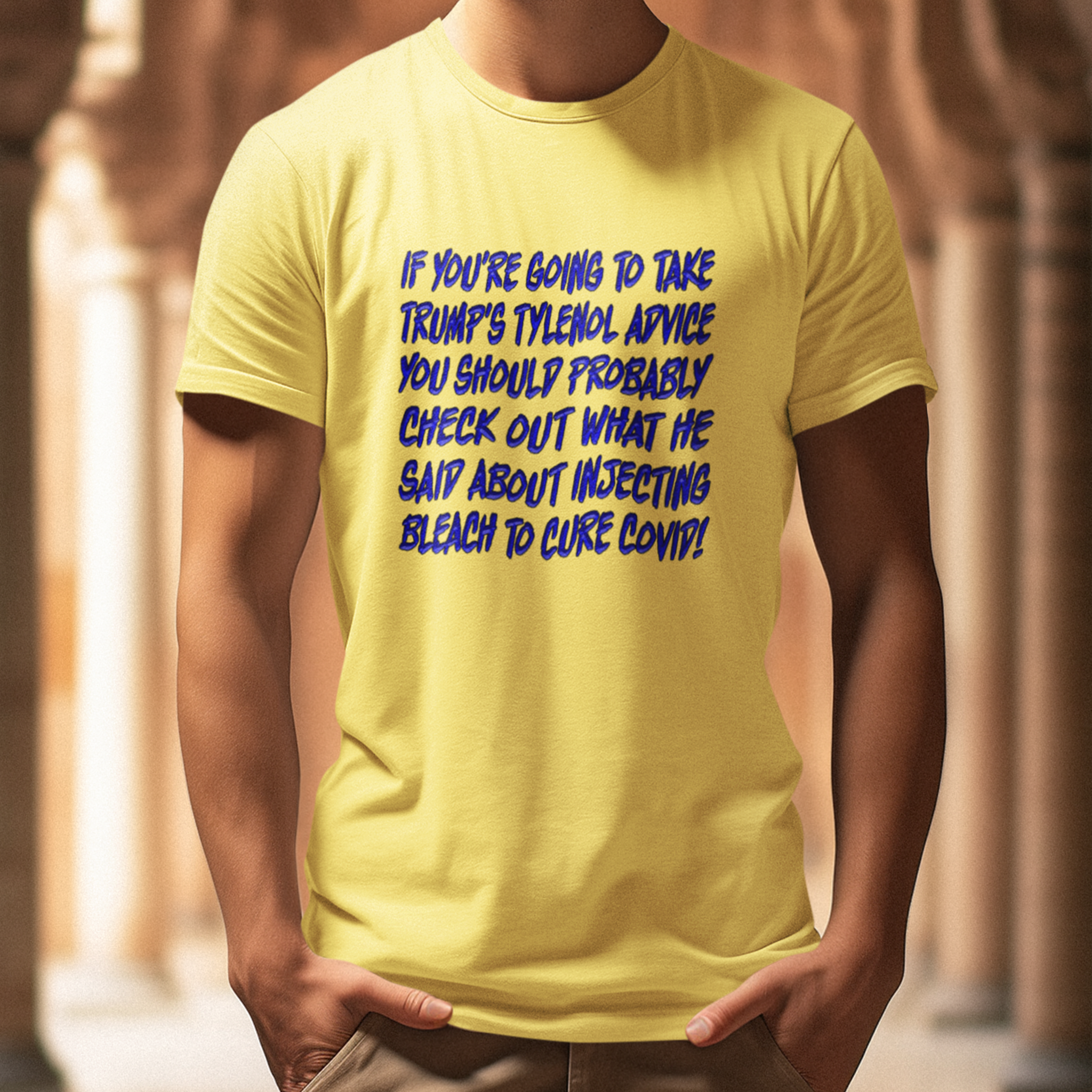 TYLENOL ADVICE T-SHIRT/YELLOW