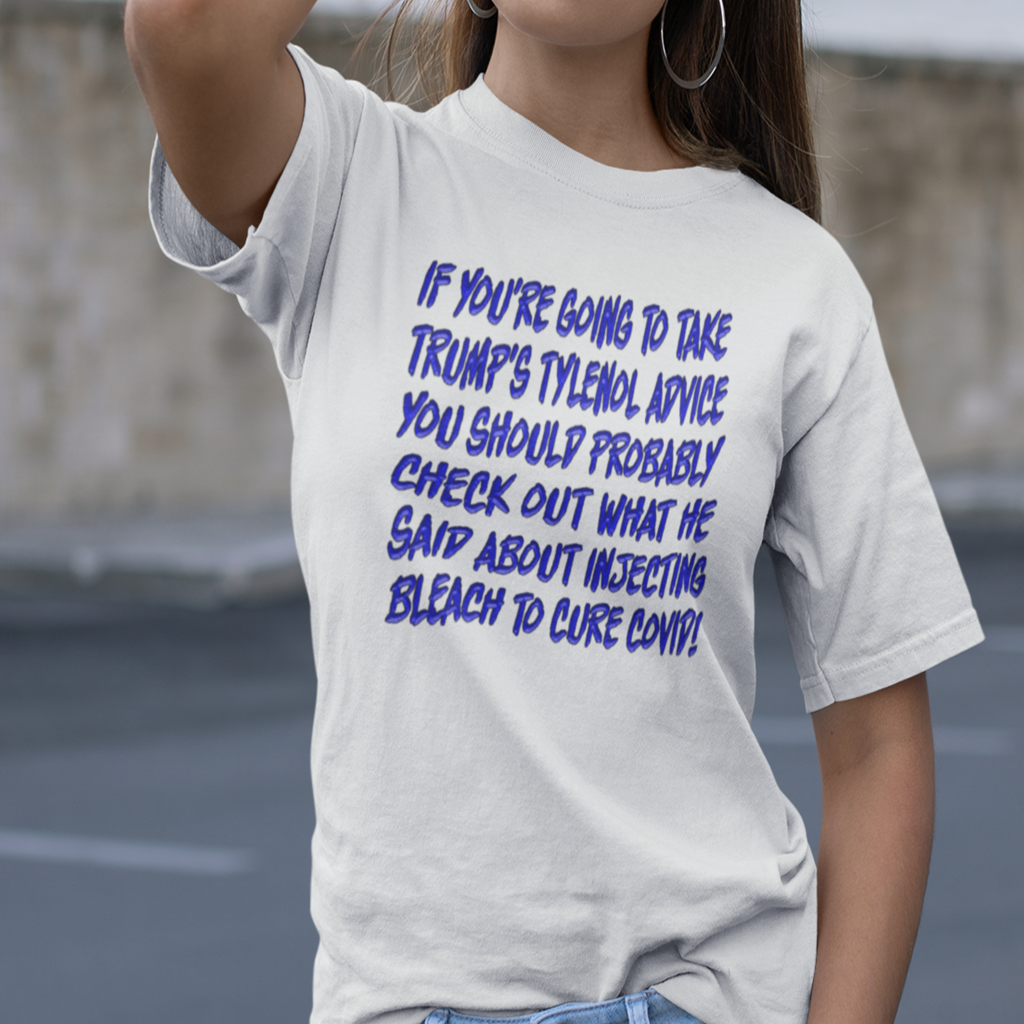 TYLENOL ADVICE T-SHIRT/WHITE