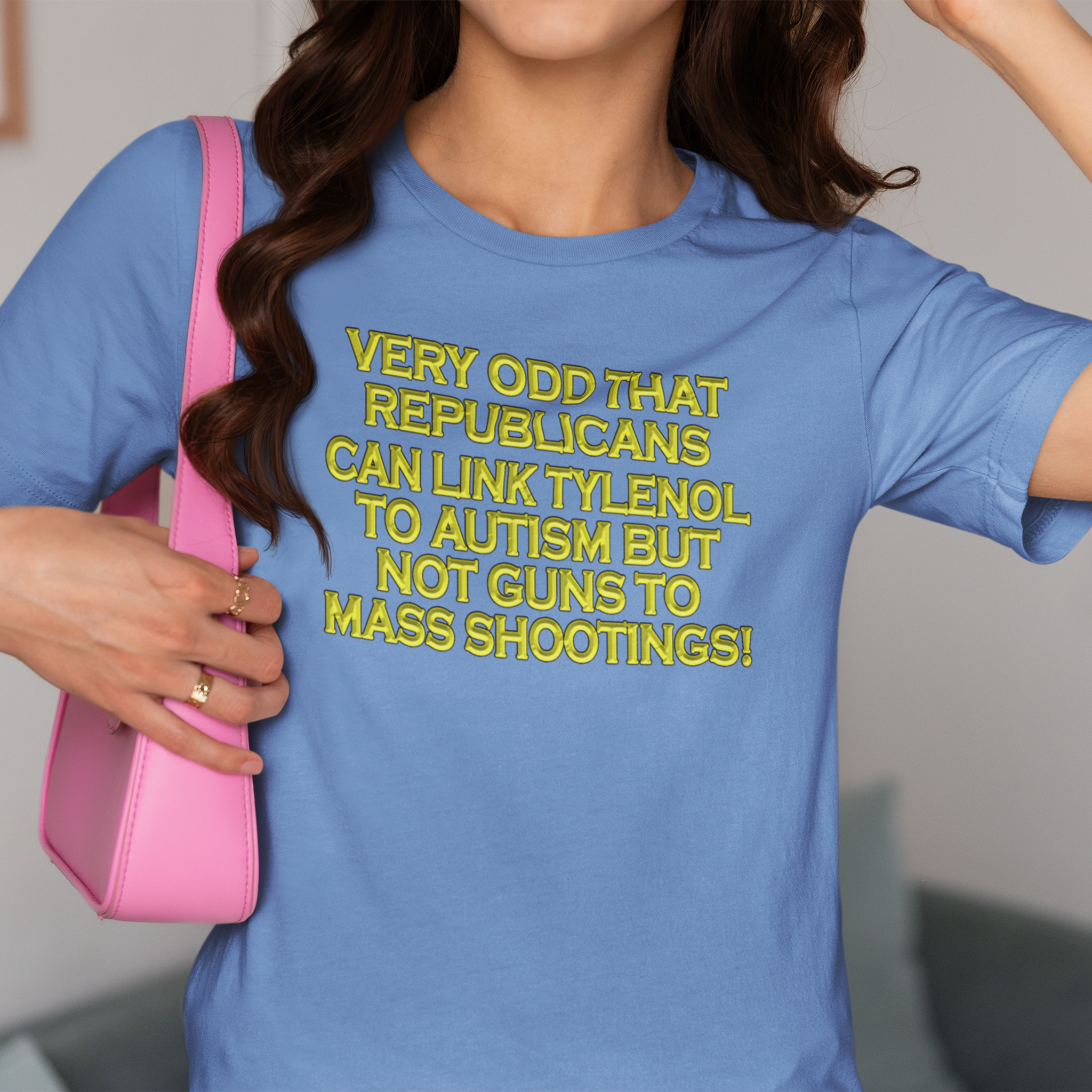 VERY ODD T-SHIRT/HEATHER COLUMBIA BLUE