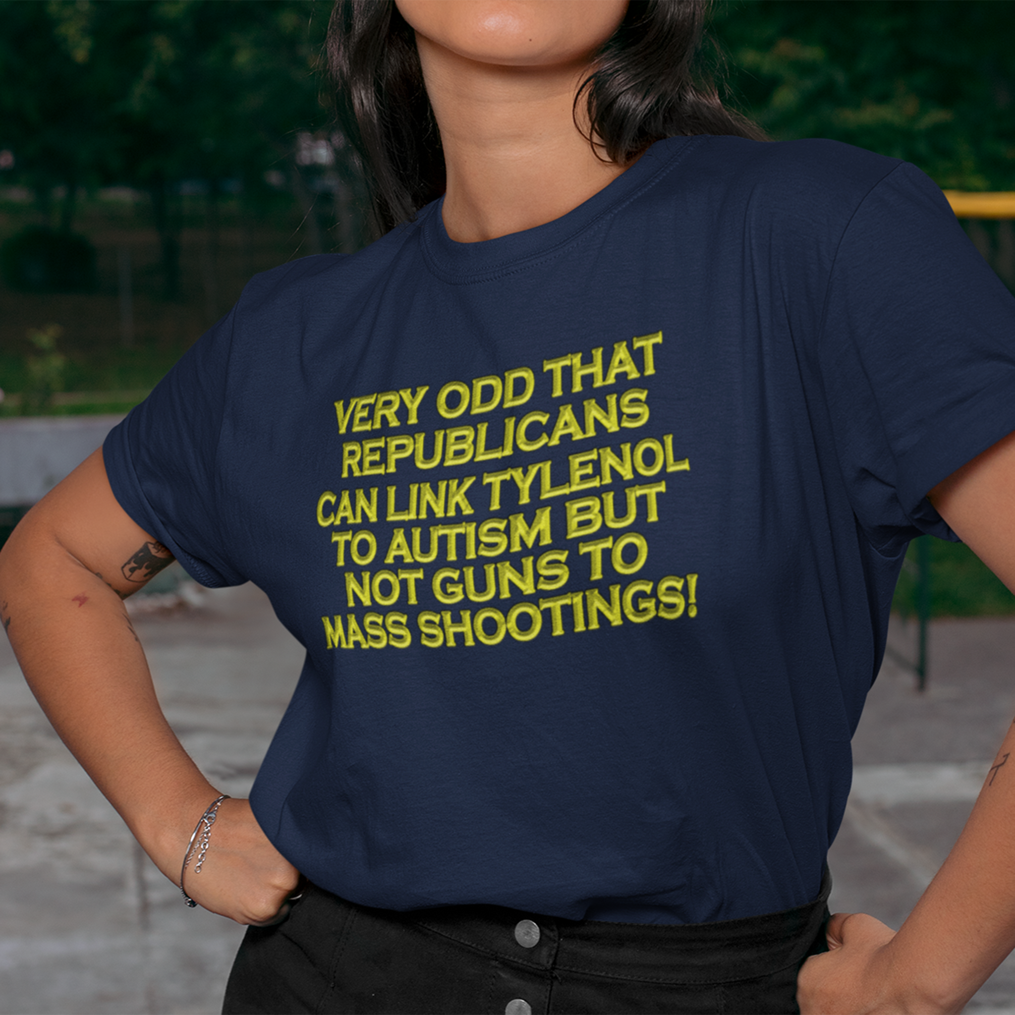 VERY ODD T-SHIRT/NAVY