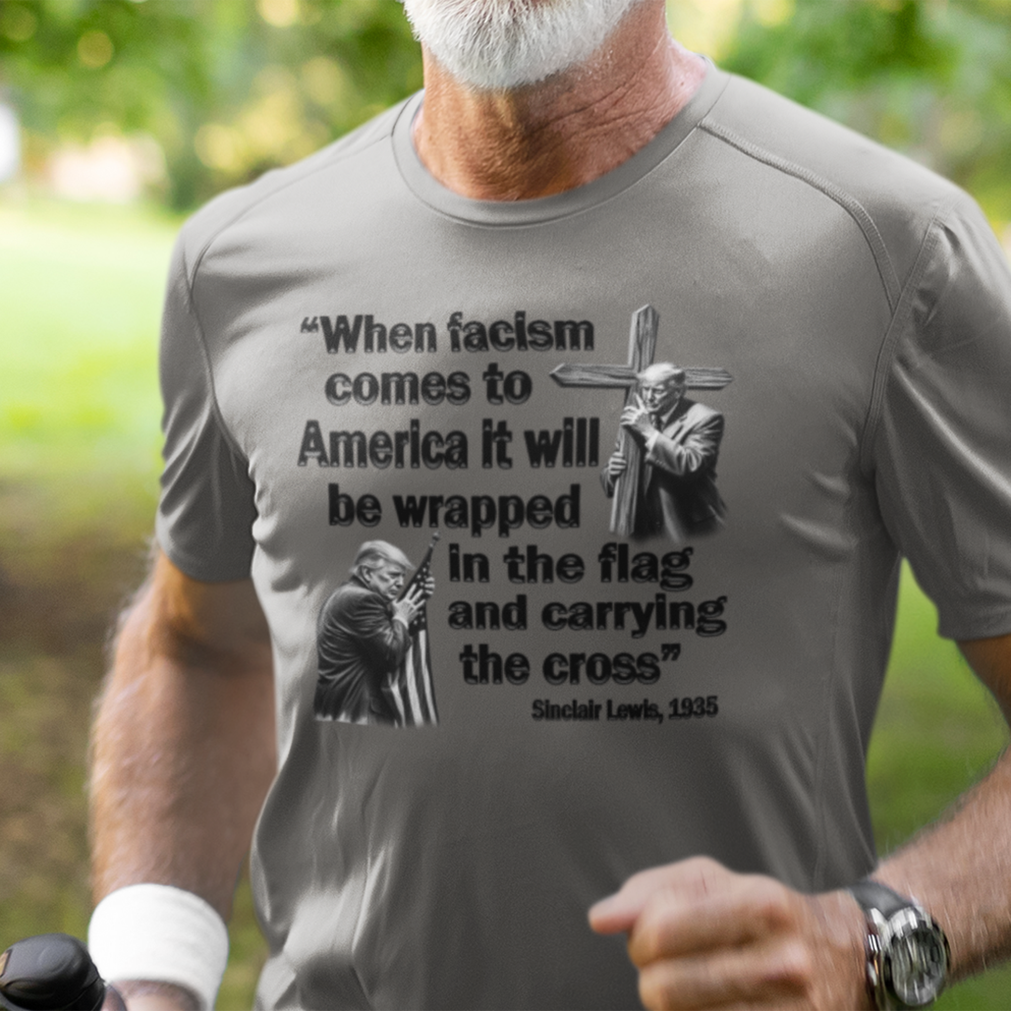 WHEN FASCISM COMES T-SHIRT/ASPHALT