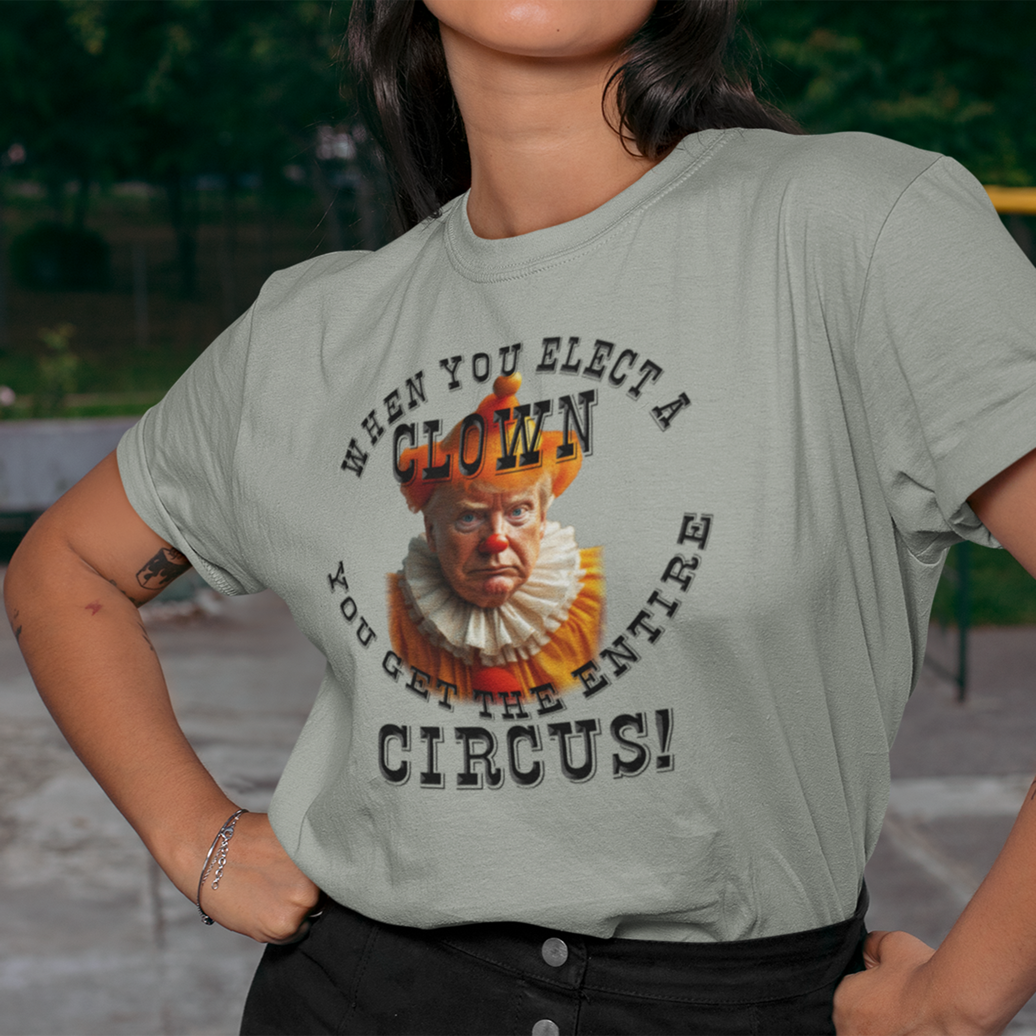 WHEN YOU ELECT T-SHIRT/ATHLETIC HEATHER