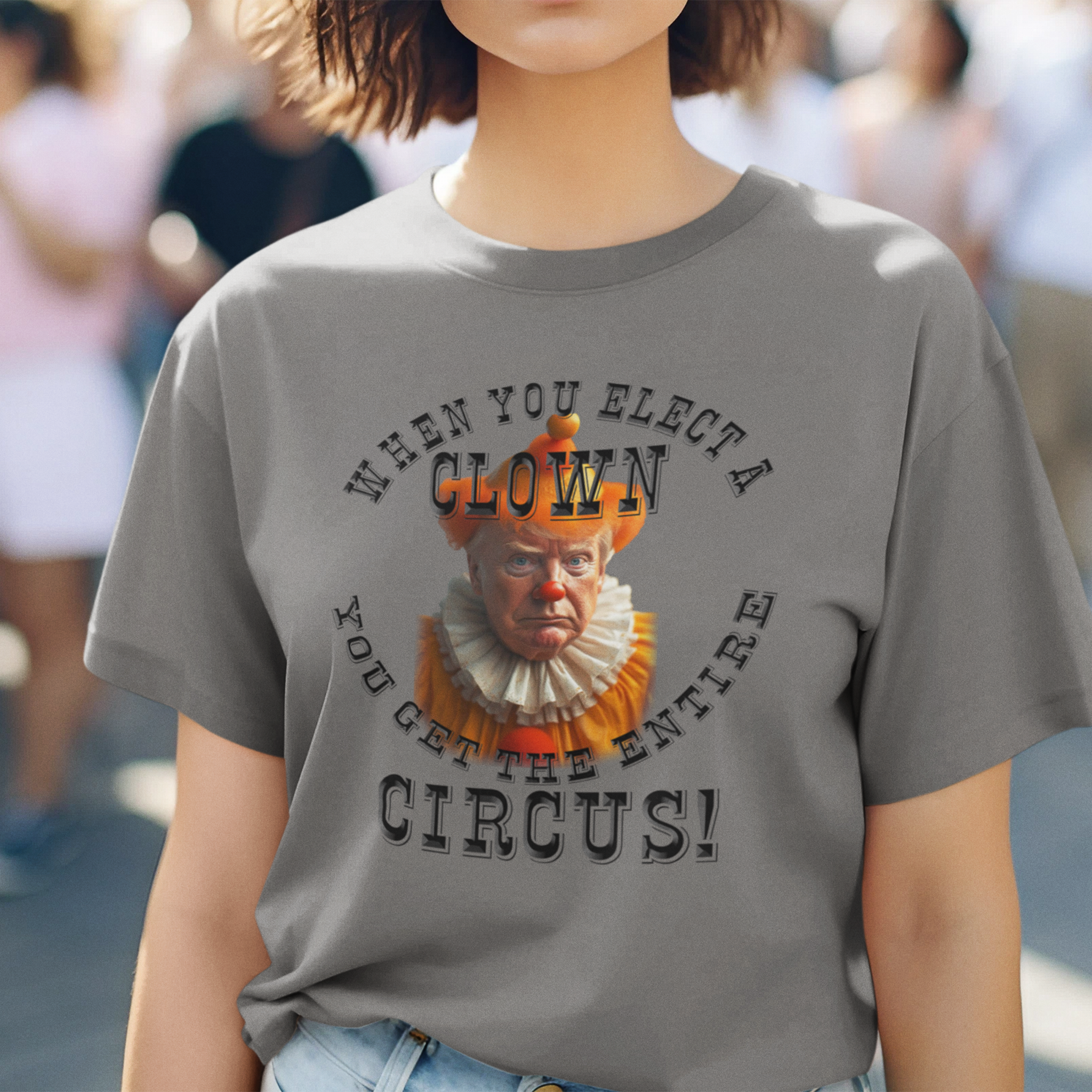 WHEN YOU ELECT T-SHIRT/DEEP HEATHER