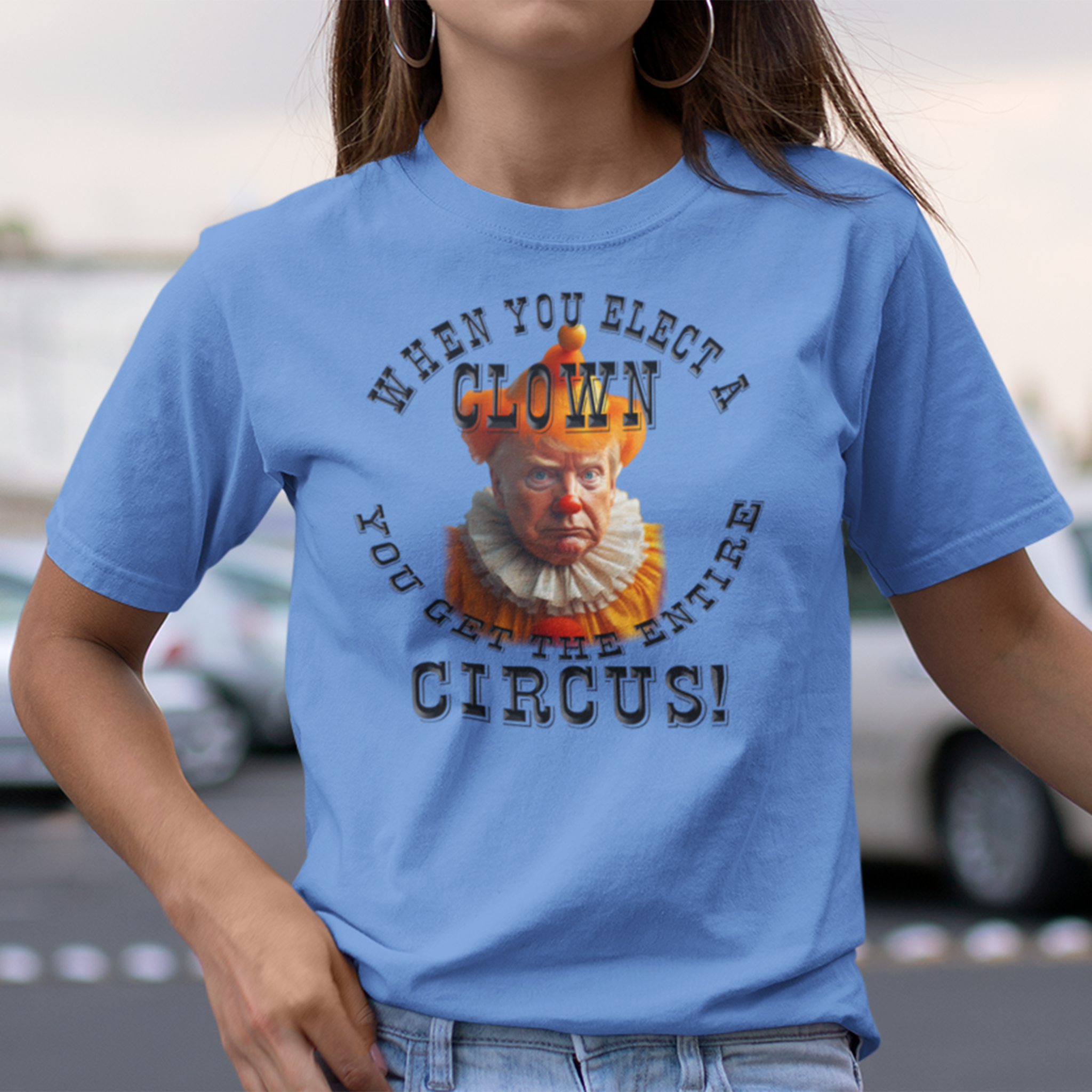 WHEN YOU ELECT T-SHIRT/HEATHER COLUMBIA BLUE