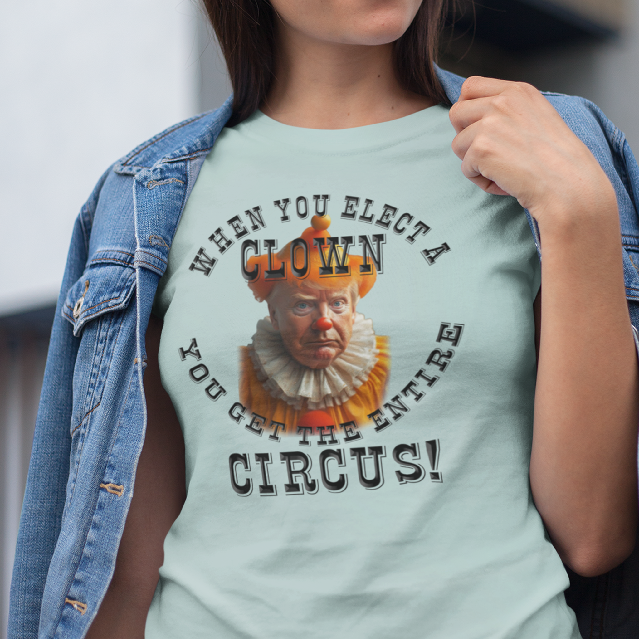 WHEN YOU ELECT T-SHIRT/HEATHER ICE BLUE