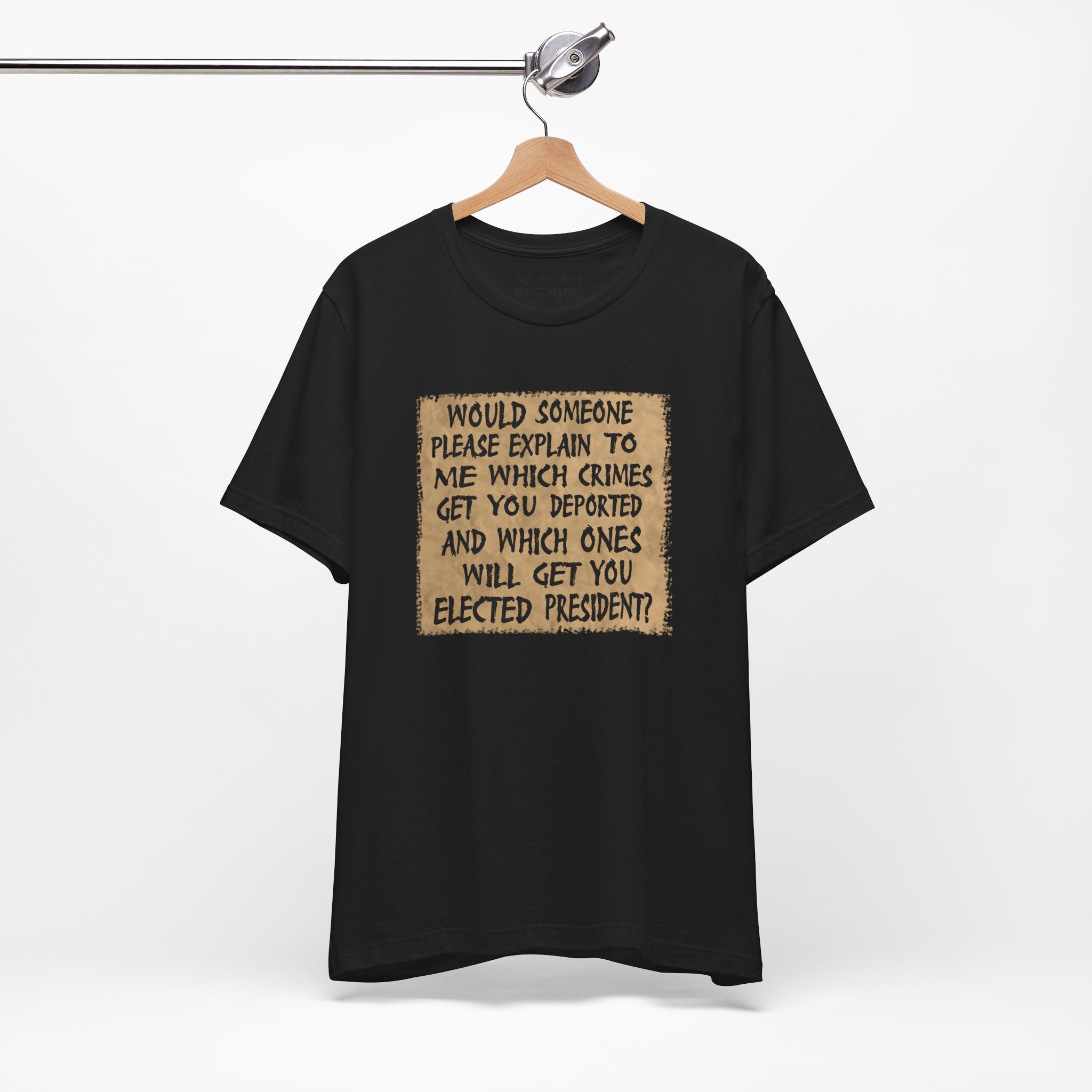 WHICH CRIMES T-SHIRT/BLACK