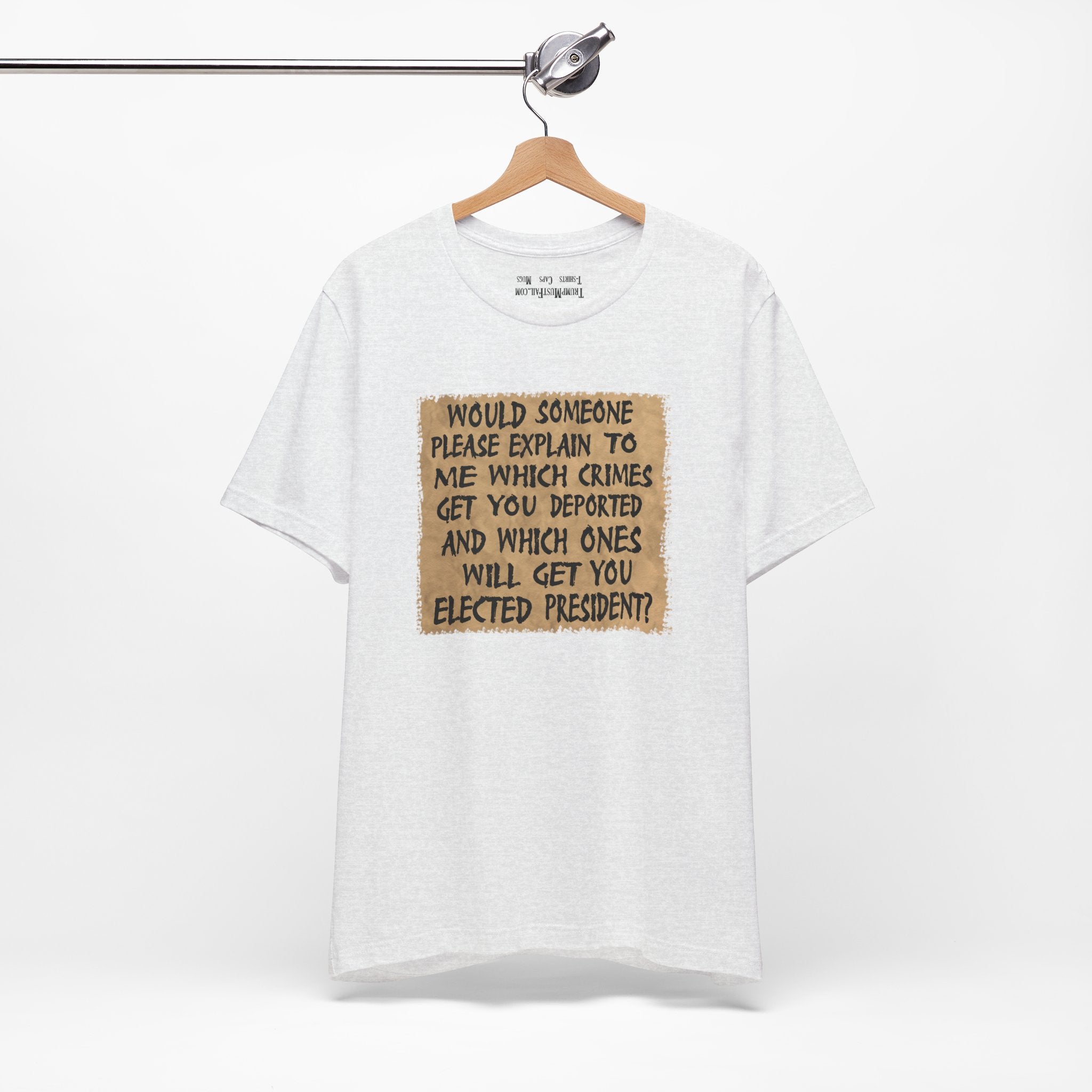 WHICH CRIMES T-SHIRT/ASH