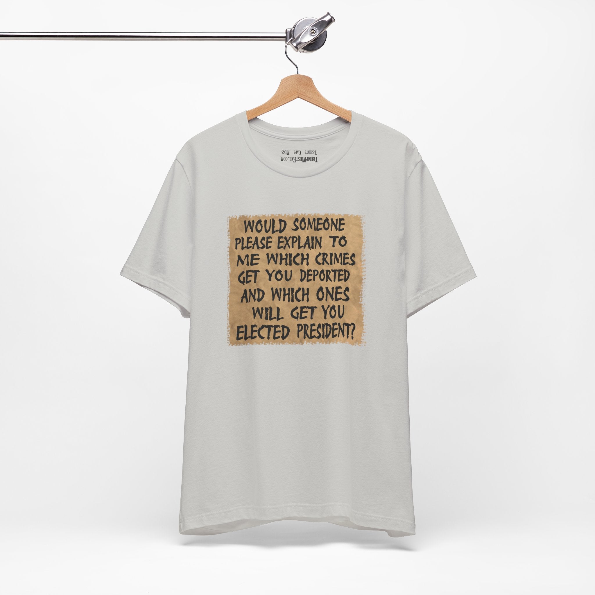WHICH CRIMES T-SHIRT/SILVER